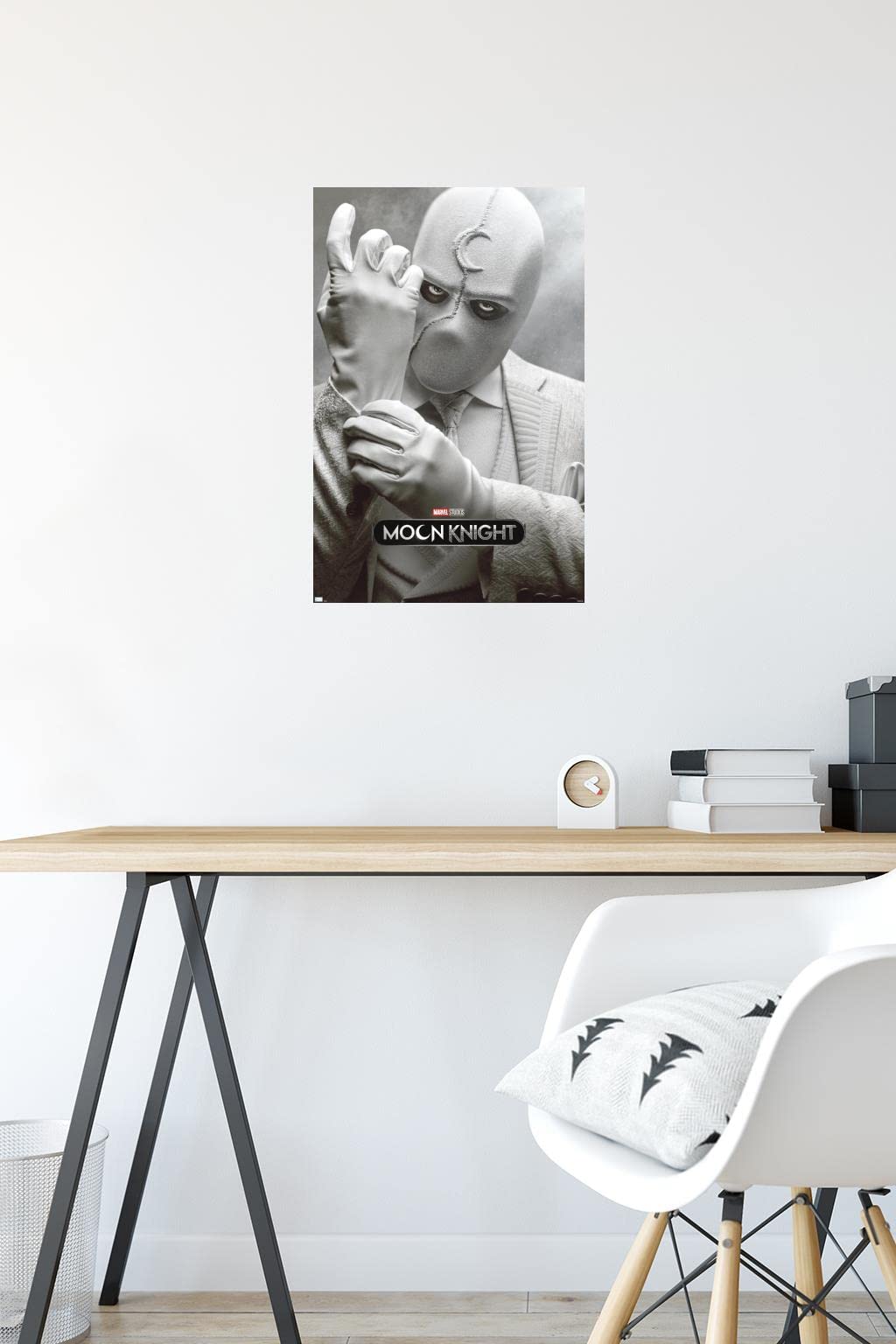 Trends International Marvel Moon Knight - Mr. Knight One Sheet Wall Poster, 14.725'' X 22.375'', Premium Unframed Version