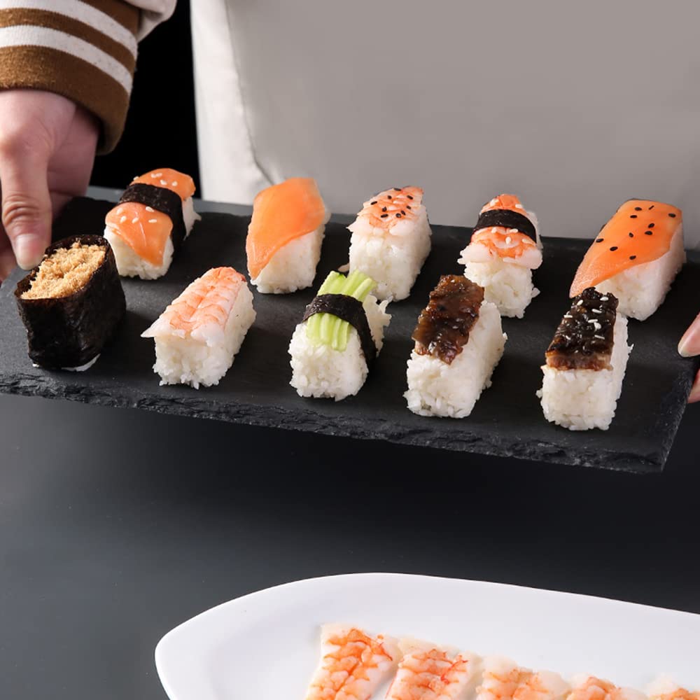 Ayccnh 10 In 1 Mini Japanese Onigiri Sushi Mold, Nigiri Bento Rice Ball Mold Rectangular Sushi Maker