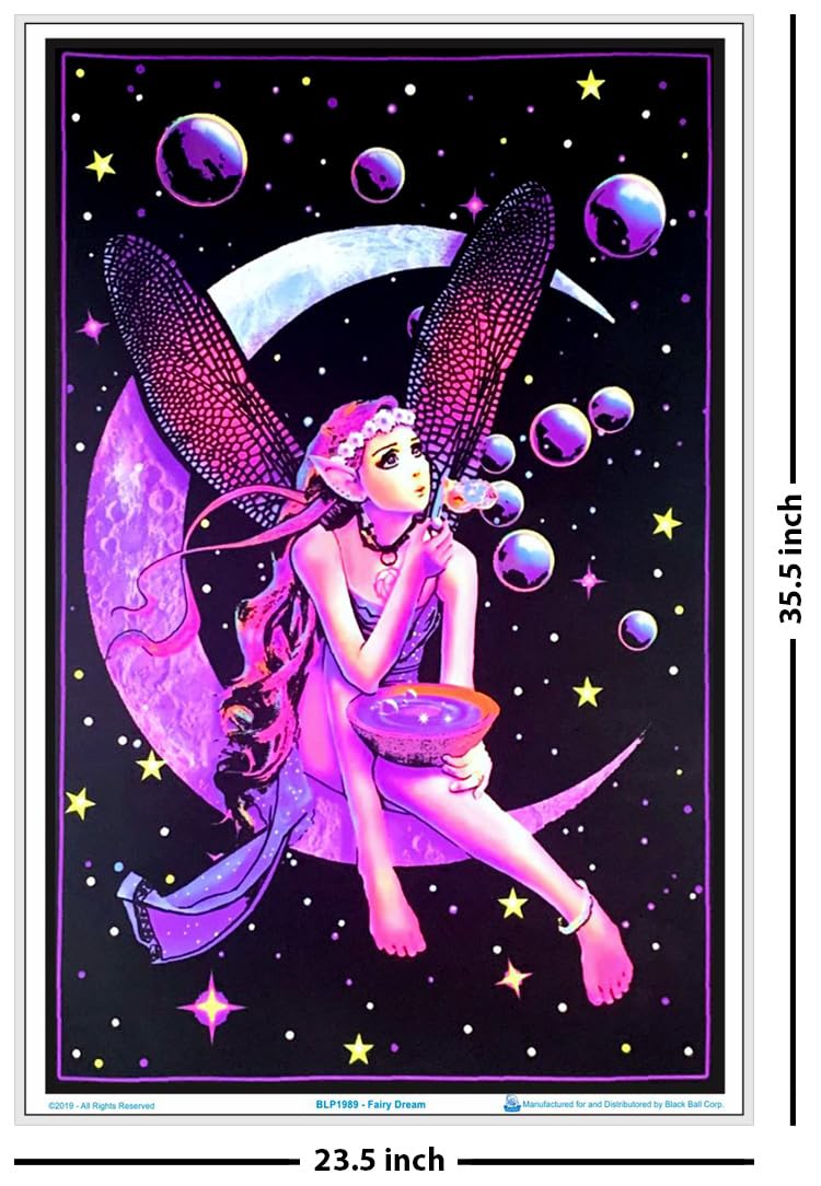Fairy Dream - Laminated Blacklight Poster - 23.5'' X 35.5''