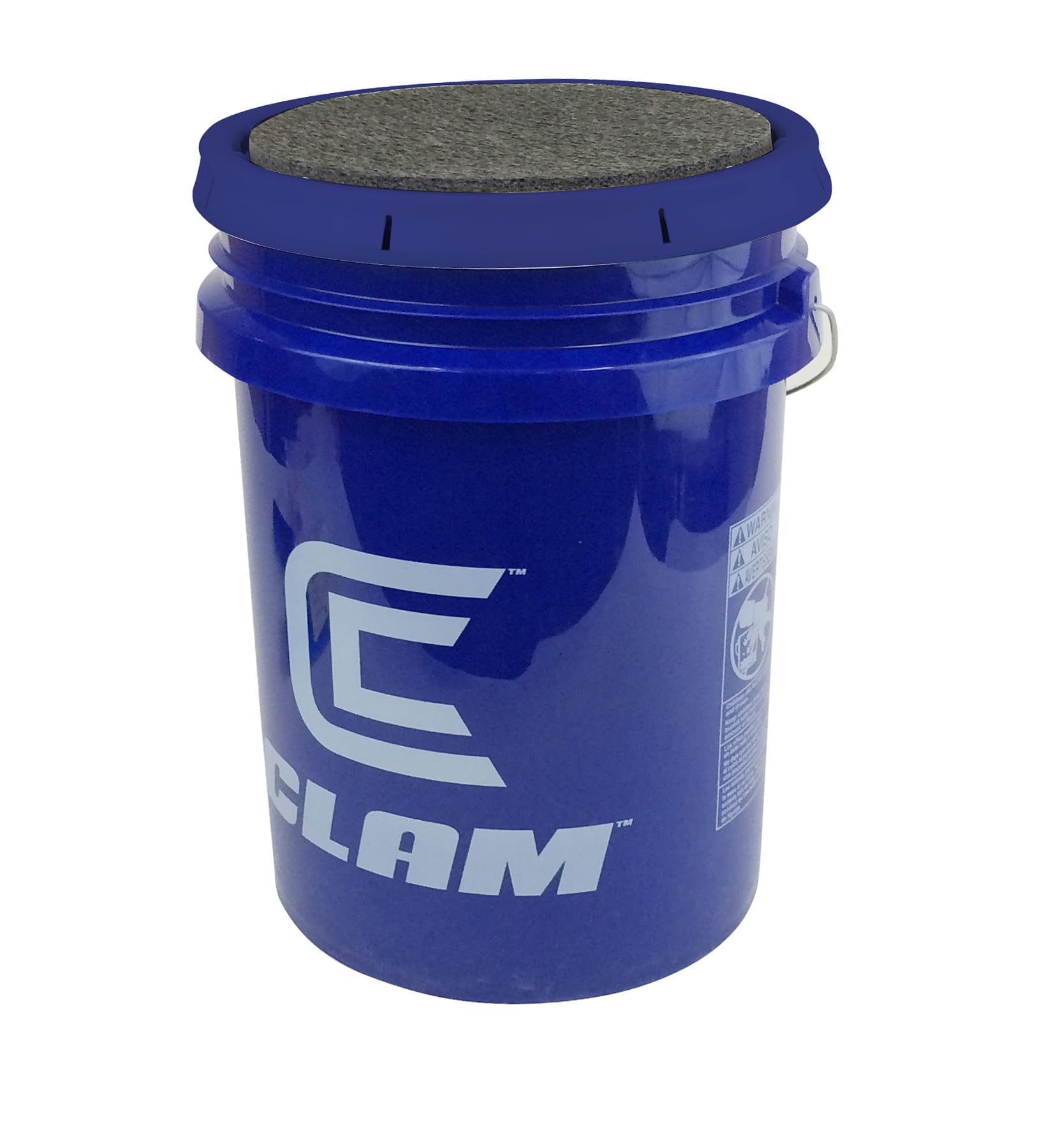 Clam 10156 6 - Gallon Bucket With Lid