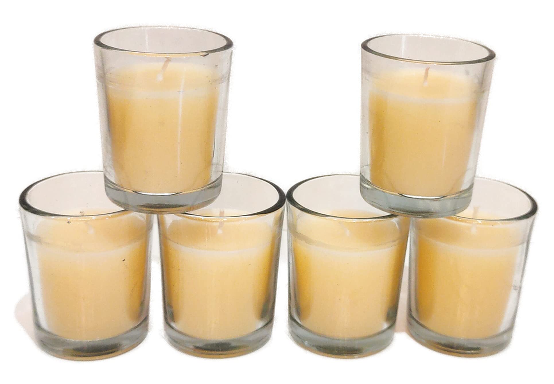 Floryn Decor Votive Glass Candle | Perfume Candles for Home | Candles for Home Decoration Fragrance | Burning Time- 10 Hours eac