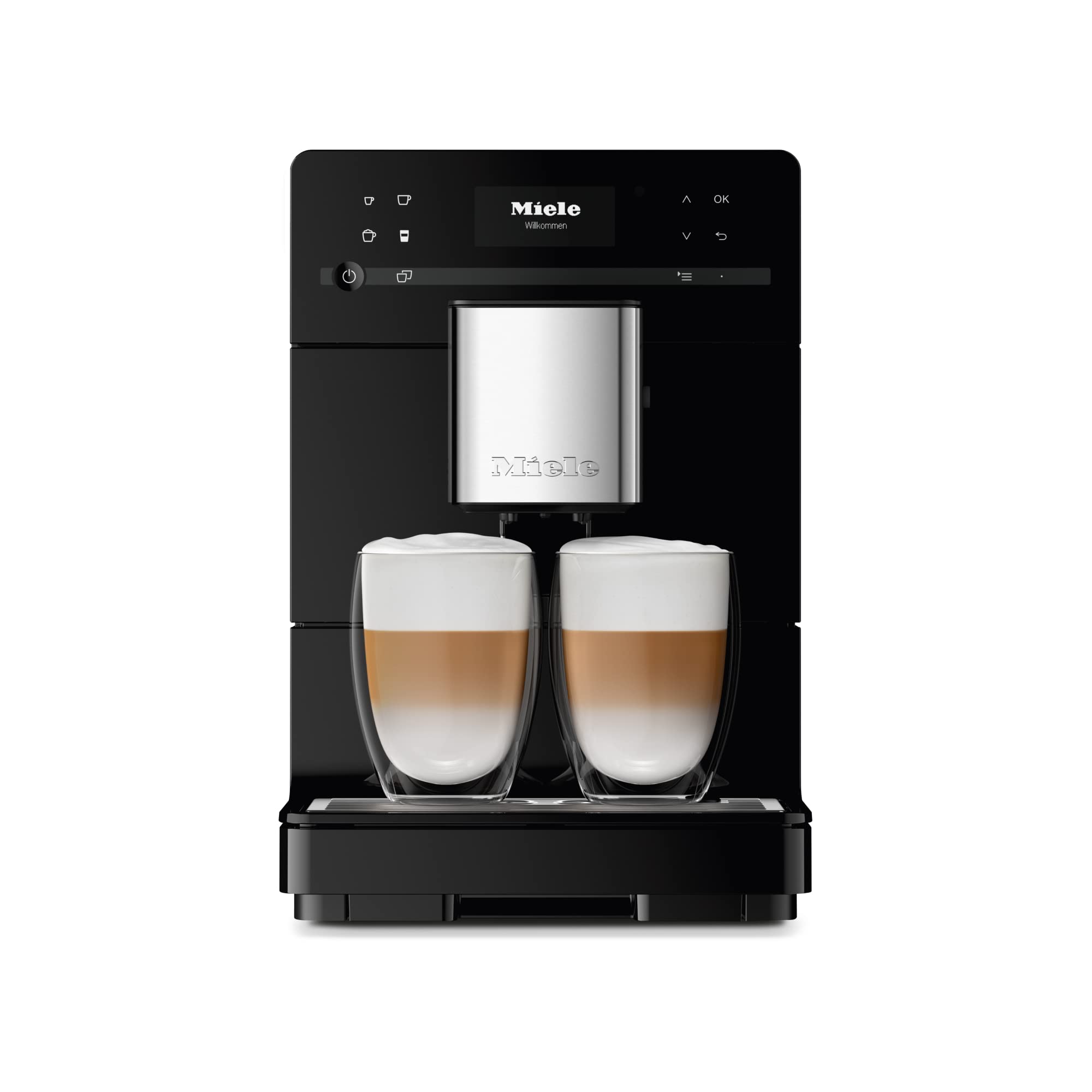 Miele Cm 5310 Silence Automatic Coffee Maker - With Onetouch For Two, Aromaticsystem, Coffee Pot, Cleaning Programs And More, In