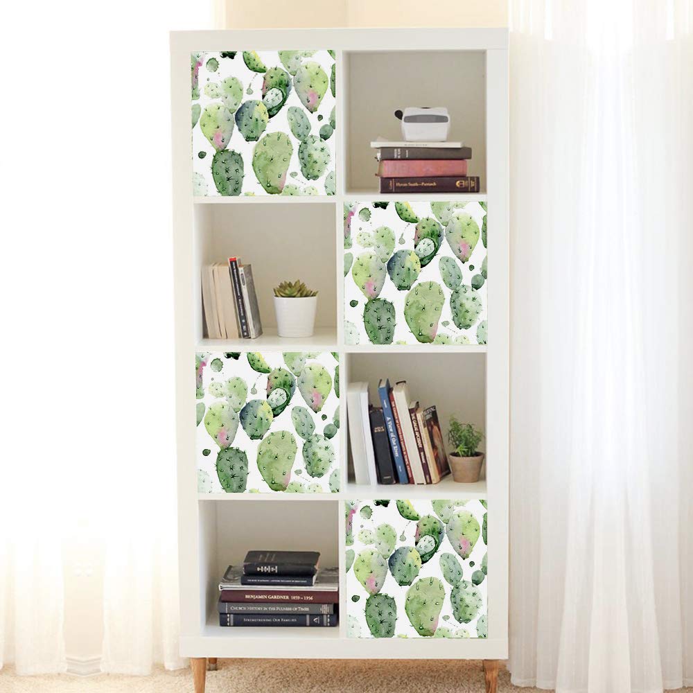 Self-Adhesive Dresser Sticker, Peel And Stick Furniture Skin, Removable Shelf Unit Decals Sticker (002, Expedit/Kallax)