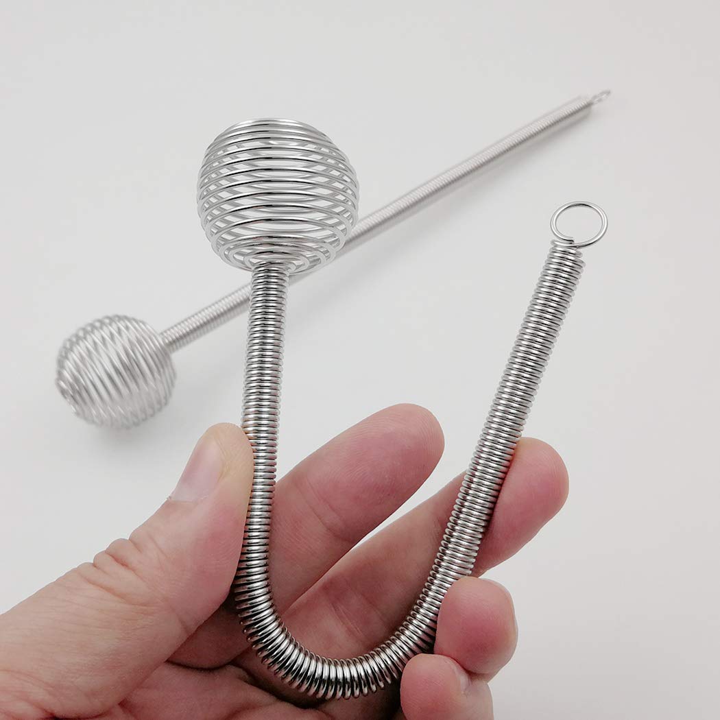 Isavage Honey Dipper Spoon Stirring Bar Swizzle Stick 18/8 Stainless Steel, Set Of 2-Ym417