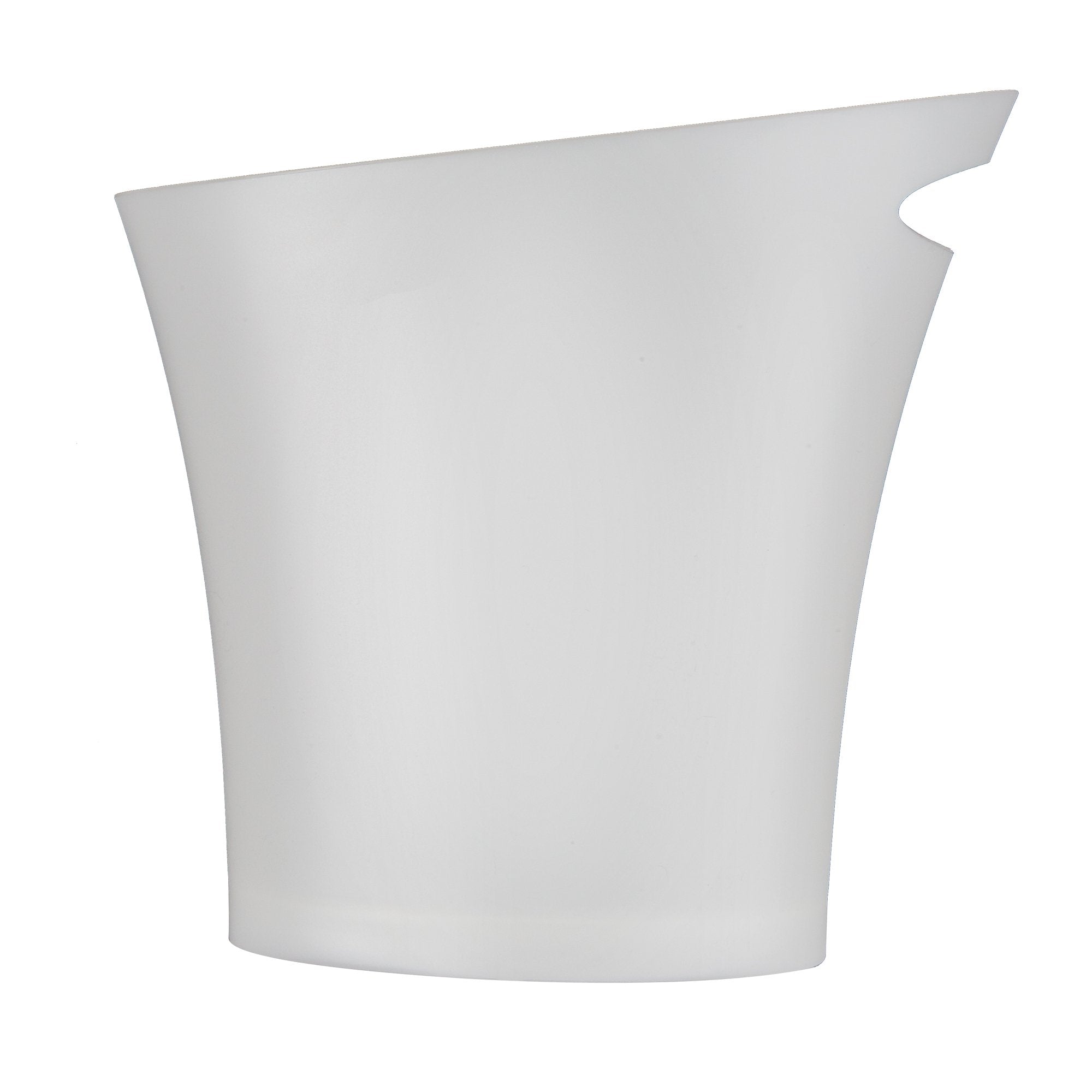 Umbra 6215321 2 gal White Skinny Wastebasket - pack of 6