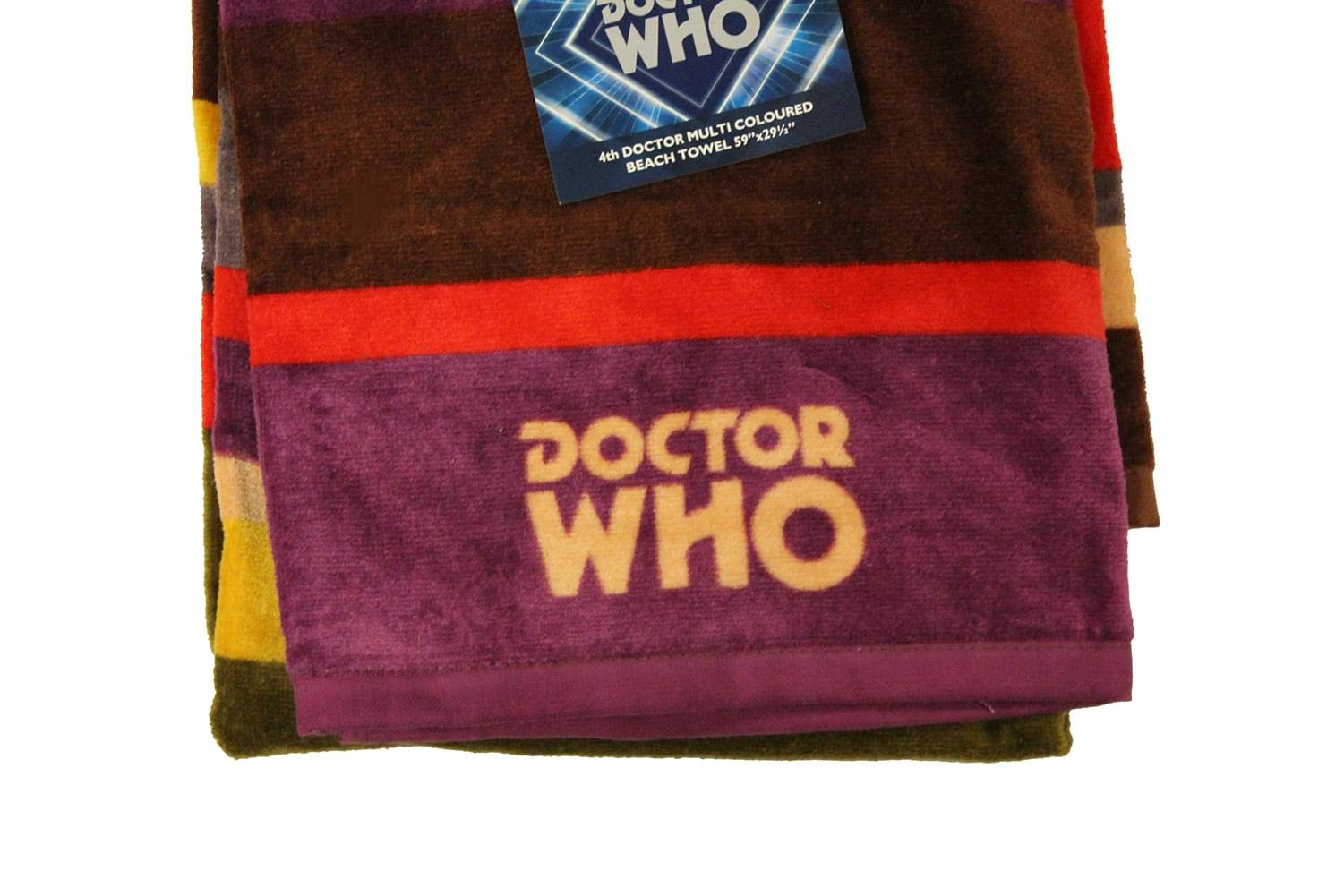 Robe Factory Doctor Who 30''X60'' 4Th Doctor Scarf Beach Towel