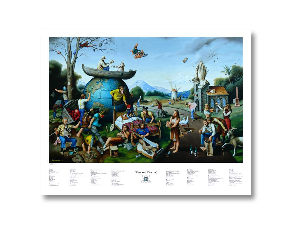 T. E. Breitenbach Proverbidioms Ii - Poster 28X22 Inches
