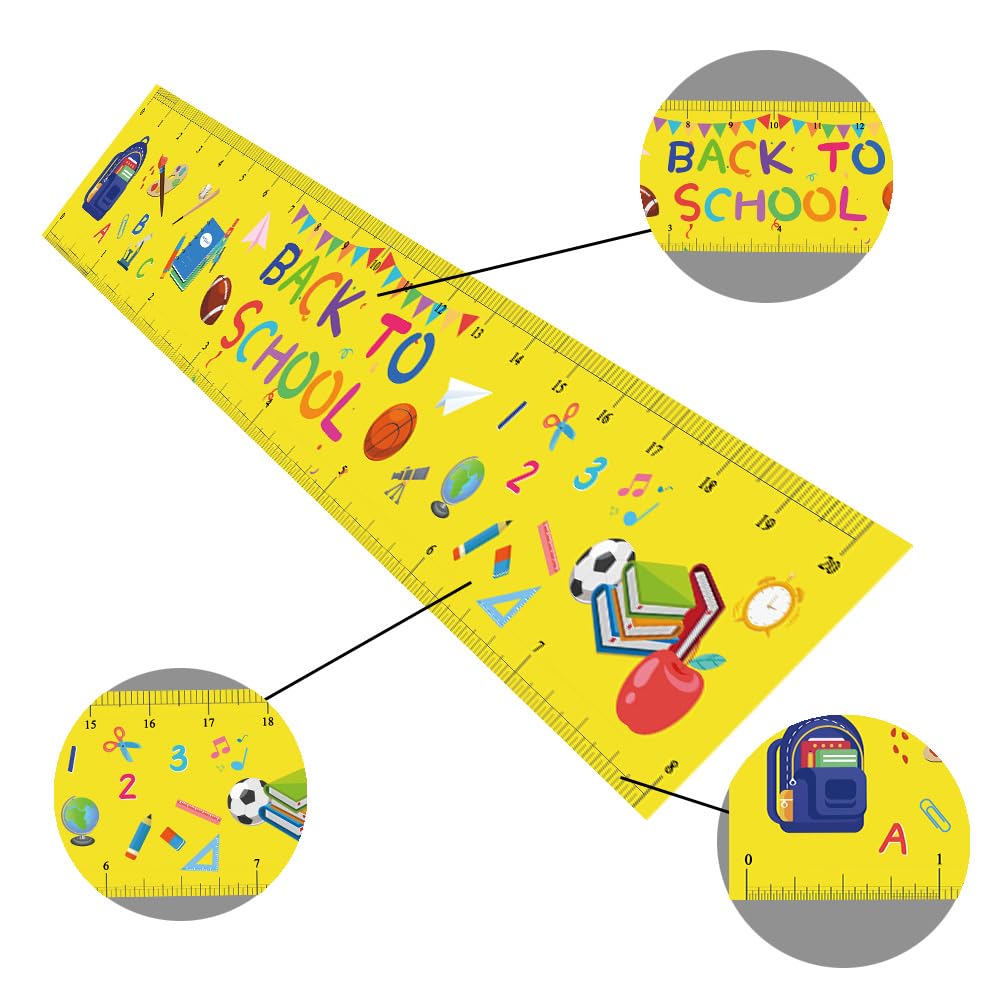 Oringaga Welcome Back To School Table Runner Decoration First 100Th Day Of School Party Favors Supplies Tablecloth Gifts Prize G