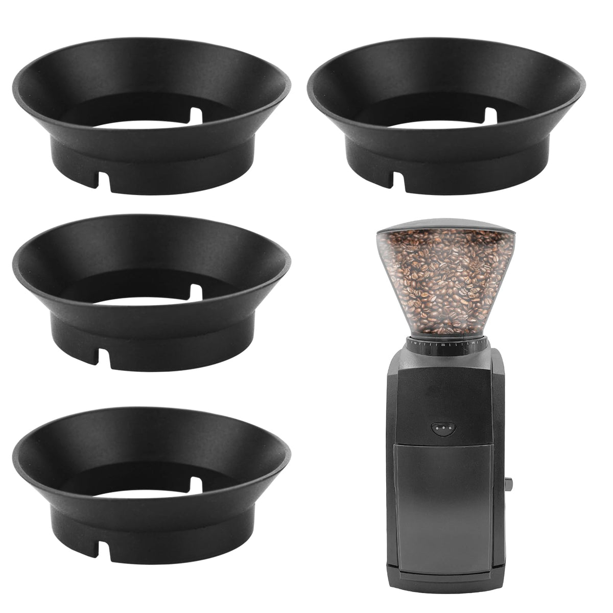 4Pcs Gasket Replacement For Baratza Encore Grinder, Silicone Coffee Grinder Gasket Coffee Replacement Ring For Baratza Virtuoso