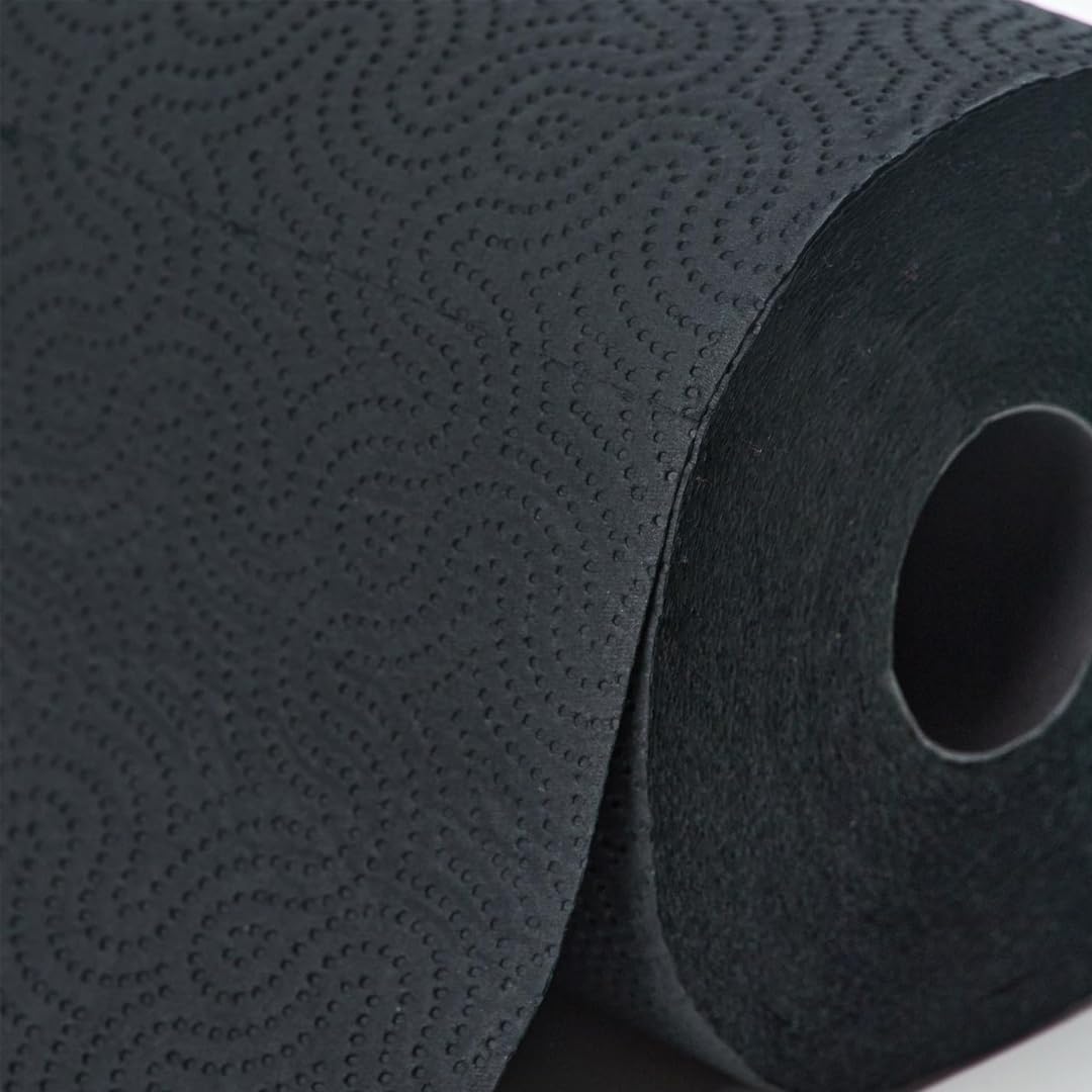 Renova Single Roll Kitchen Paper Towels  Black