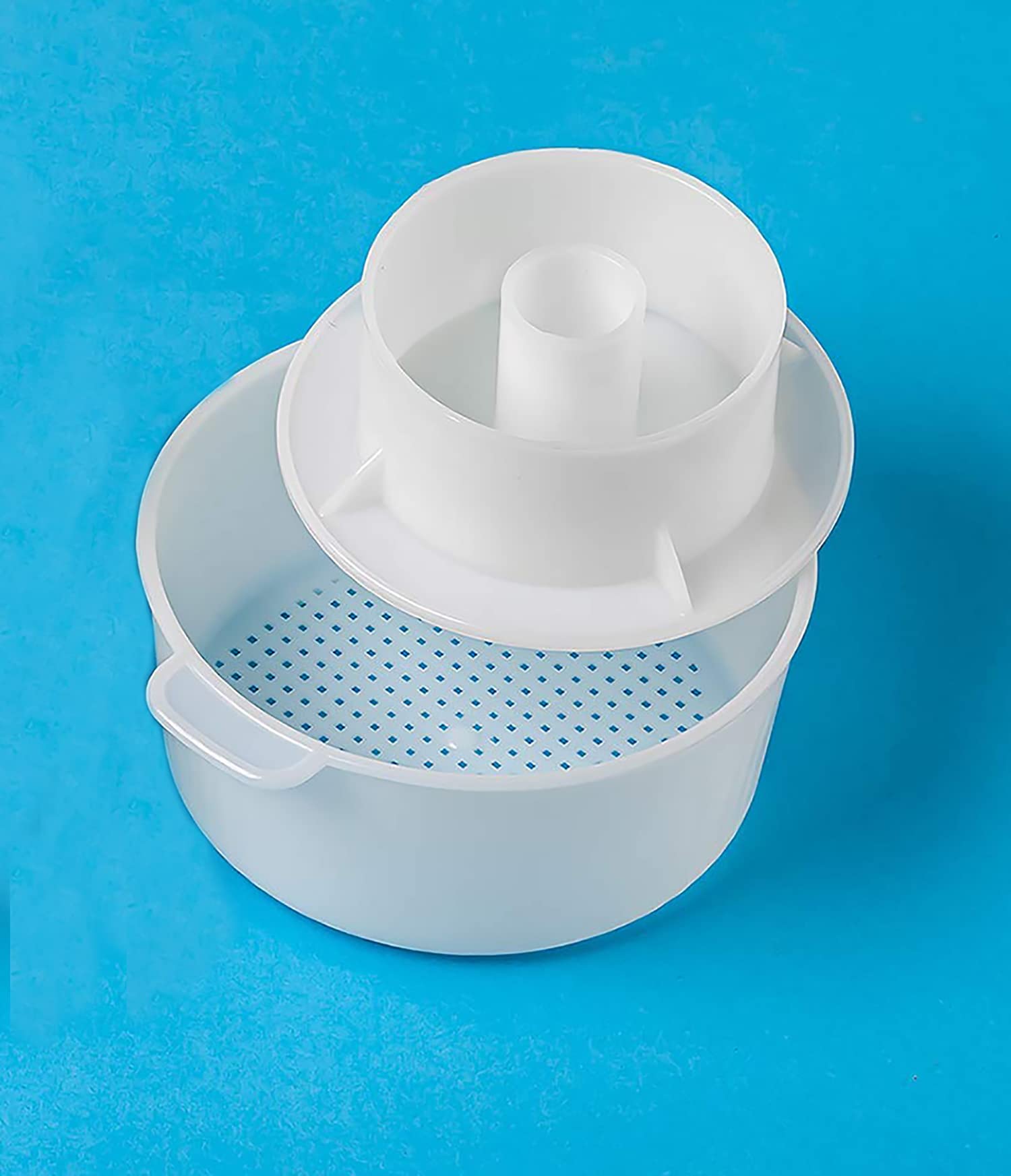Shsh Trade Group Cheesemaking Supply Kit 1.2 L With Pressing Plate - Paneer Maker Mold Machine - Gouda Hard Cheese Mold And Pres