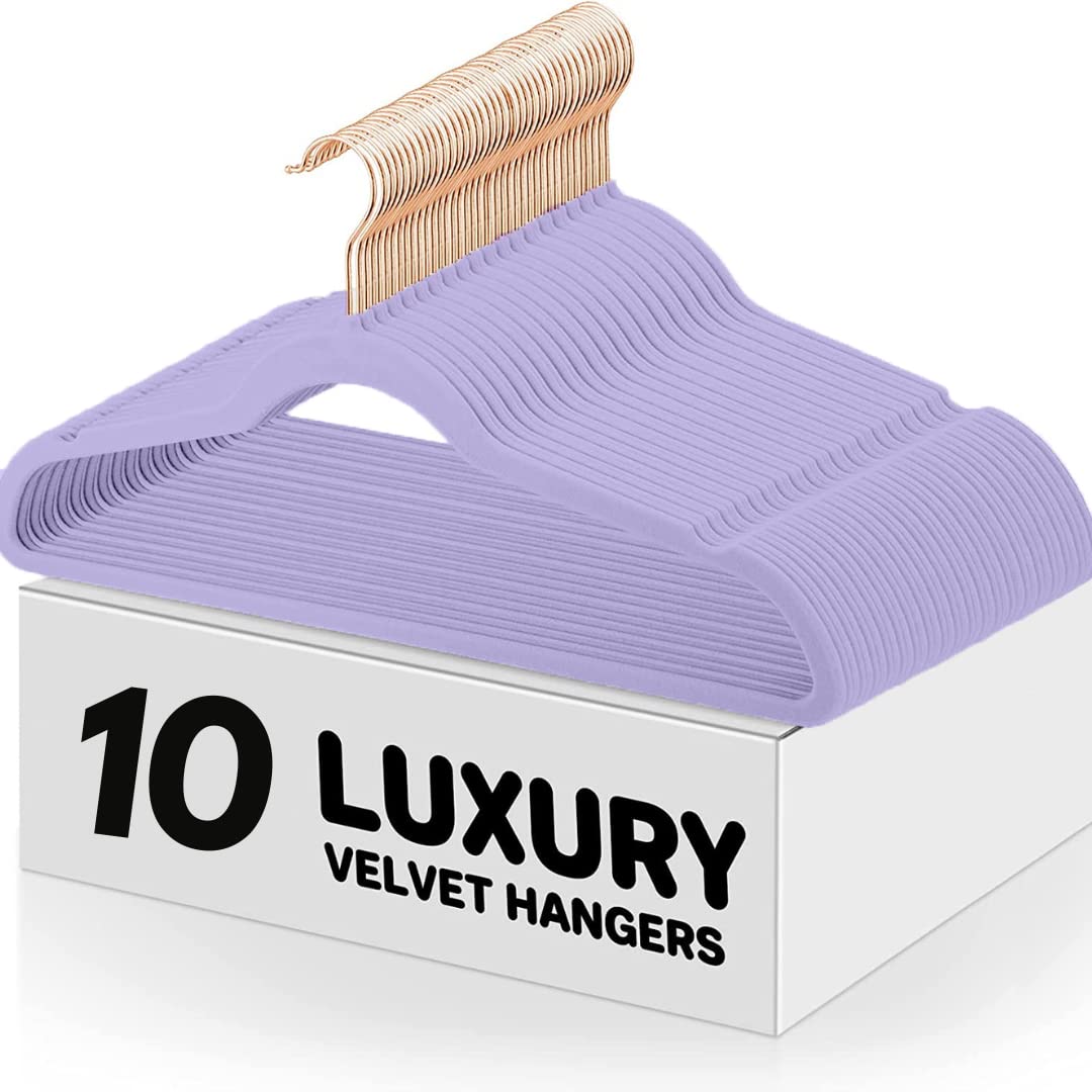 Star Work Non Slip Hangers Heavy Duty Clothes Hangers  Hangers Non Slip Felt Hangers For Coats, Suit, Jackets, Pants & Dress Bl
