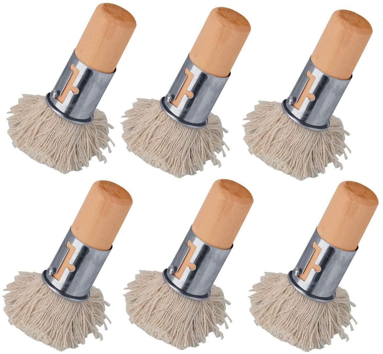 JapanBargain 2461x6, Oil Brush for Cooking Takoyaki Teppanyaki BBQ Grill Pastry, Set of 6