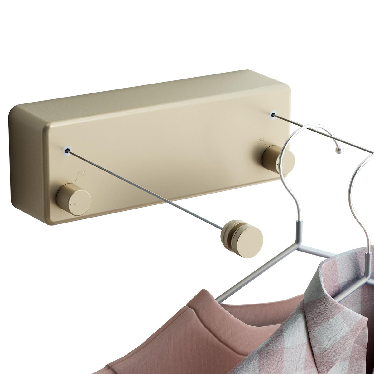 Joom Retractable Clothesline Indoor Double Clothes Lines Retracting | Heavy Duty For Drying Laundry Line Outdoor|Wall Mounted St