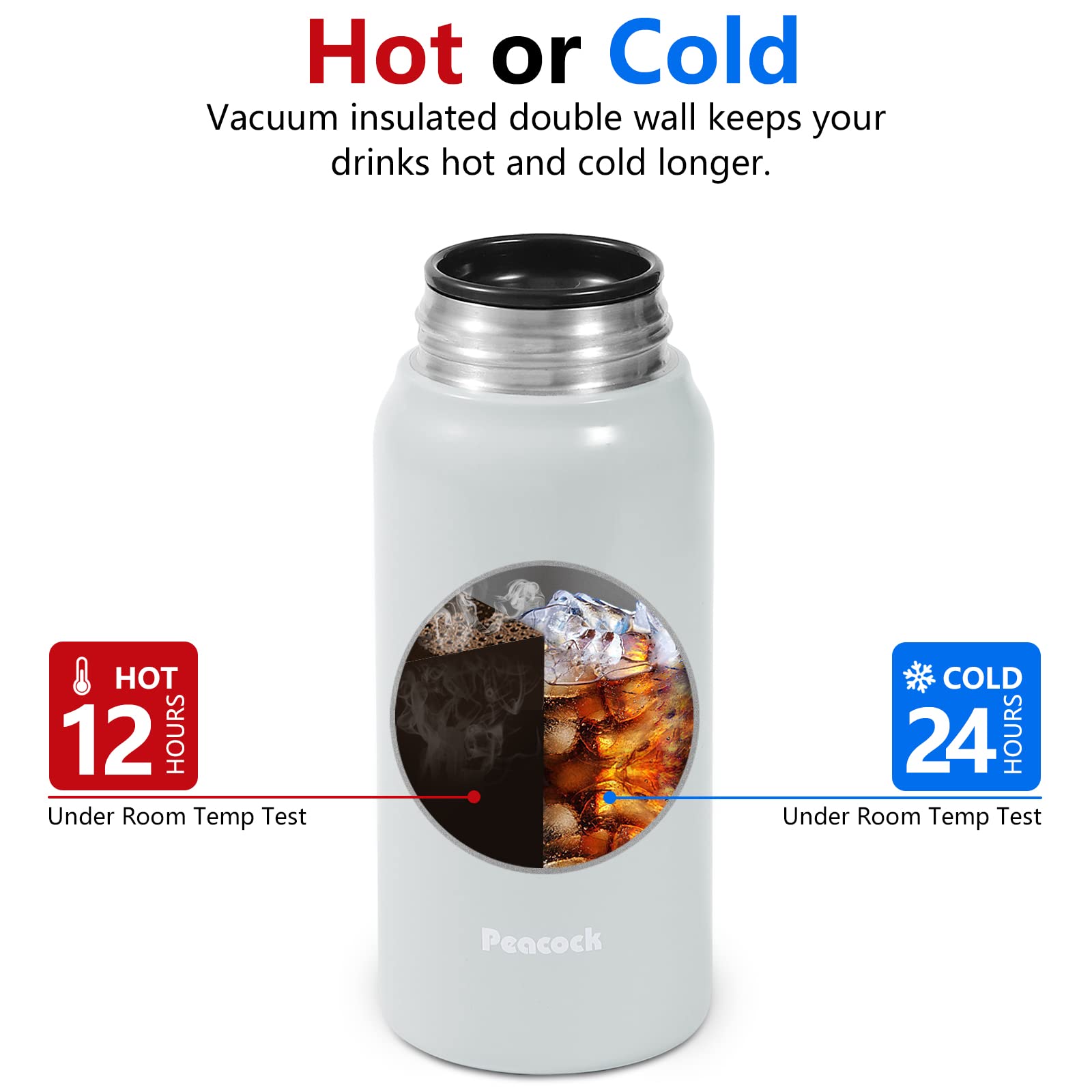 Tsuruya 14Oz Small Coffee Thermos Portable Travel Coffee Mug Stainless Steel Vacuum Insulated Thermos For Hot And Cold Leakproof