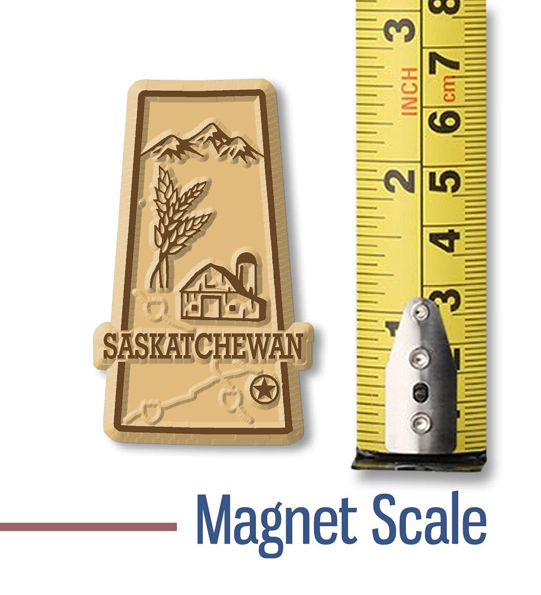 Saskatchewan Province Magnet By Classic Magnets, Collectible Souvenirs Made In The Usa