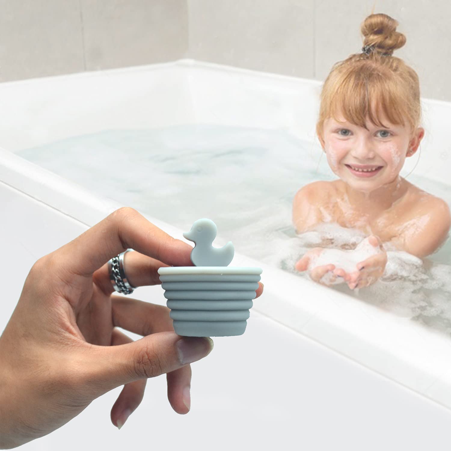 Bathtub Stopper 2 Pcs Universal Tub Stopper Kitchen Silicone Bath Plug Cute Bathtub Drain Stopper Plug For Bathroom Sink And Bat