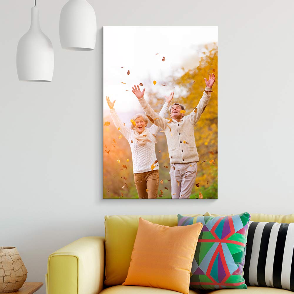 Nwt Custom Canvas Prints With Your Photos For Family, Personalized Canvas Pictures For Wall To Print Framed 20X16 Inches
