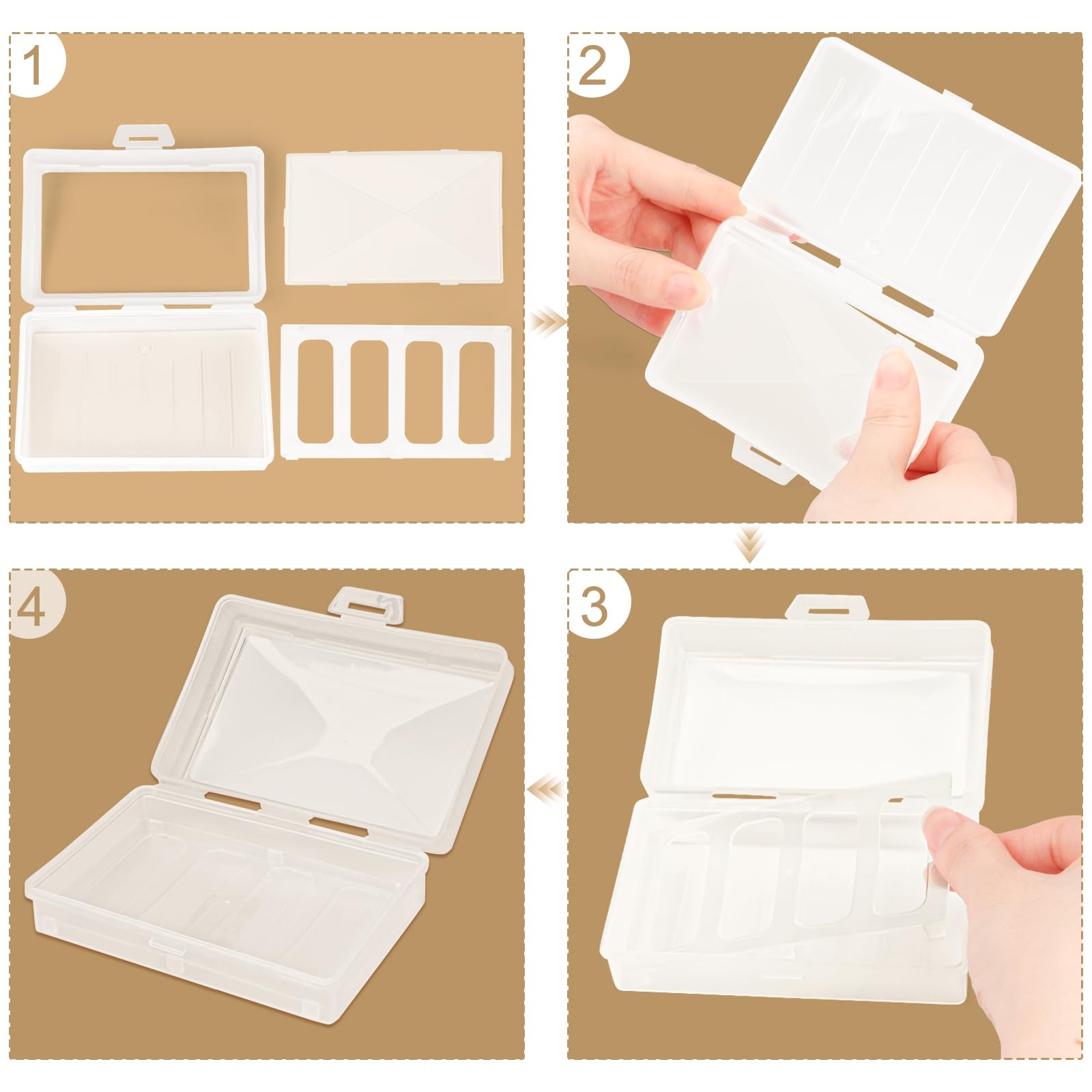 1 Pcs Clear White Travel Soap Box With Lid And Draining Holder, Soap Dish, Soap Rest For Bathroom Shower Home Outdoor Gym Fitnes