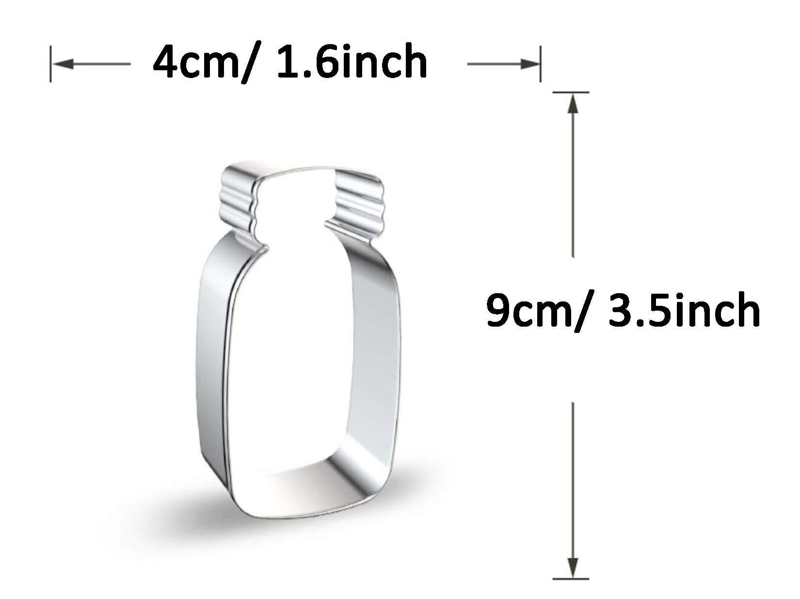 Wjsyshop Milk Bottle Cookie Cutter - B