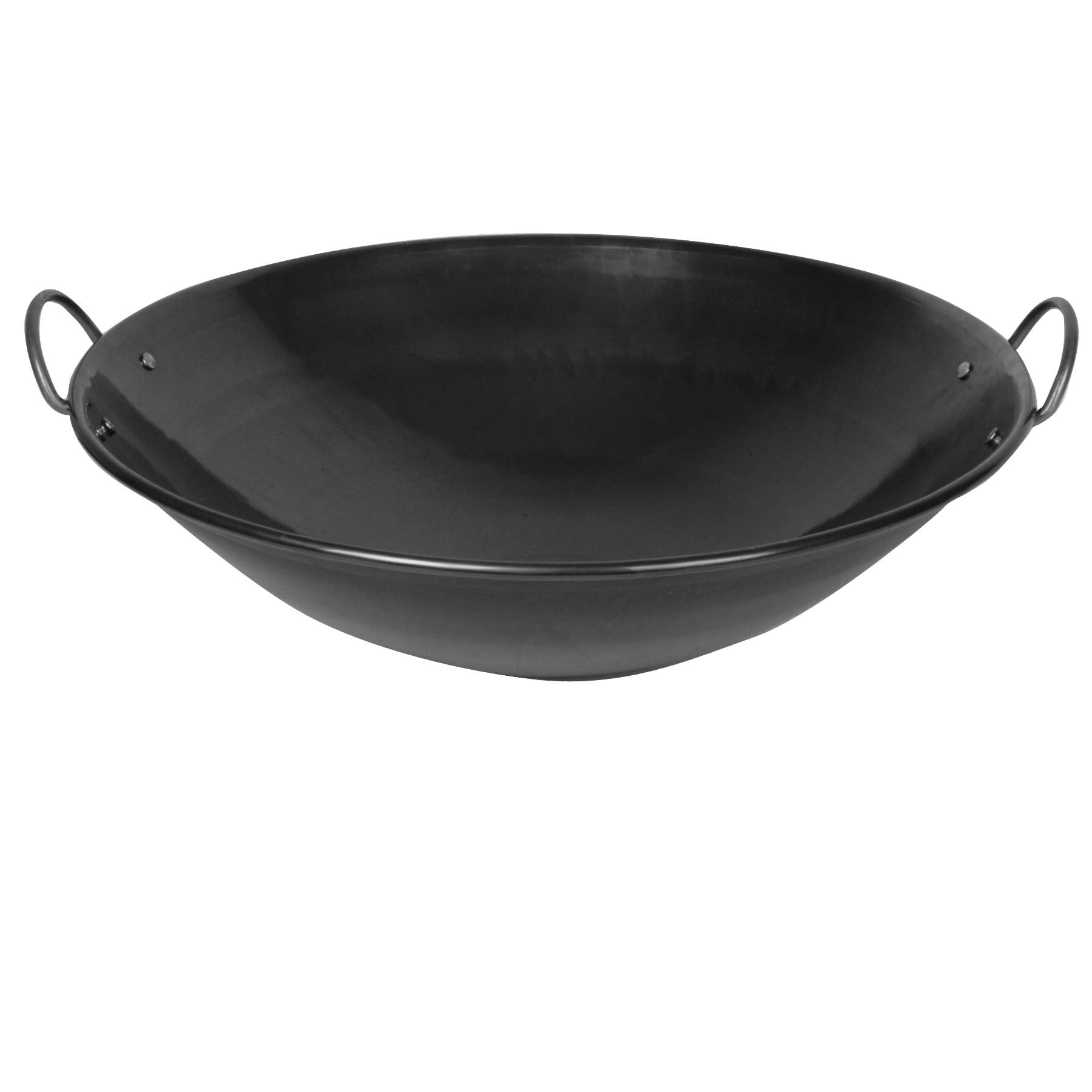 Thunder Group Irwc004 Curved Rim Wok, 26-Inch By Thunder Group, Black