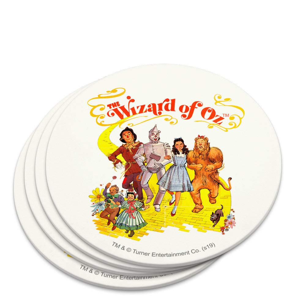 The Wizard Of Oz Yellow Brick Road Novelty Coaster Set