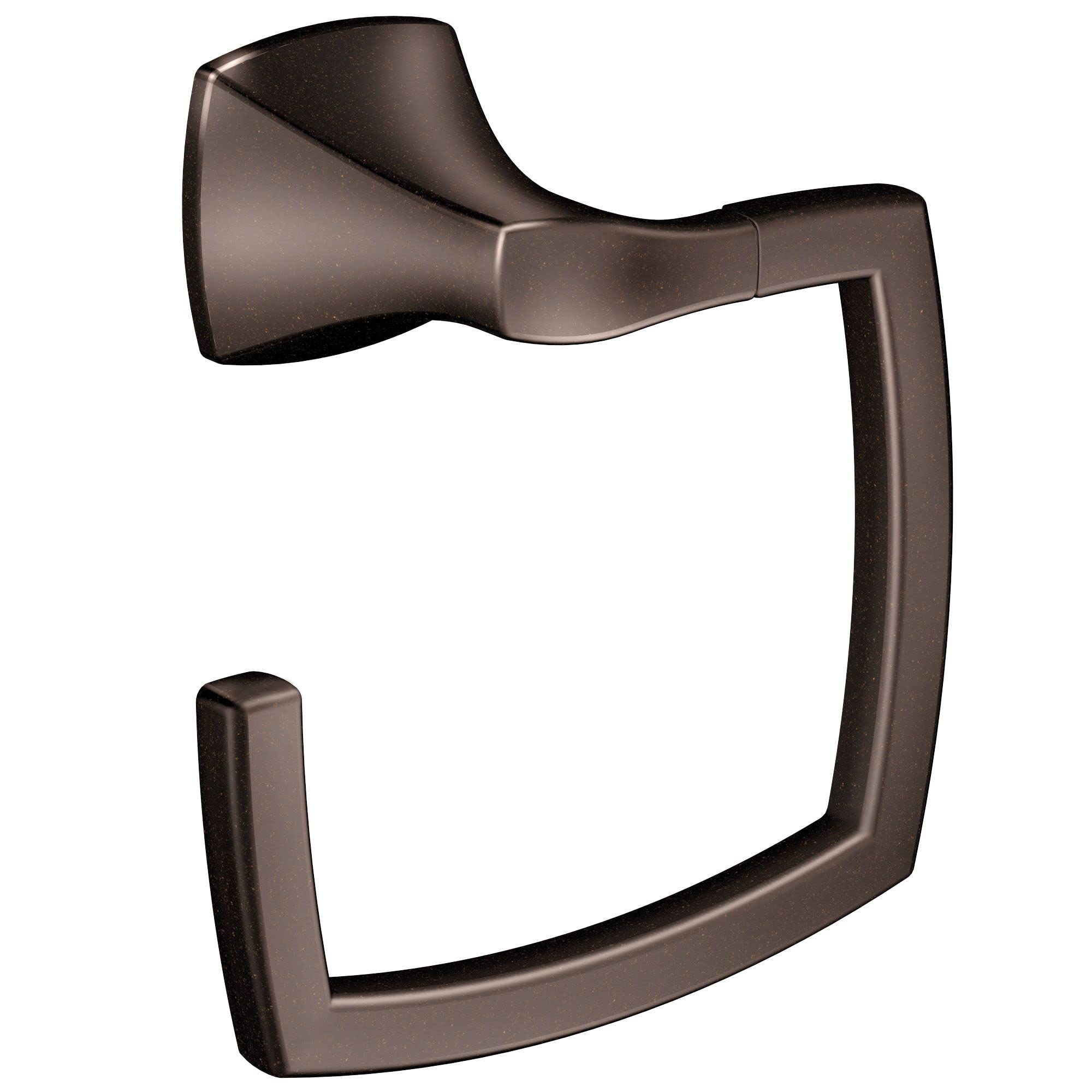 Moen Yb5186Orb Voss Collection Bathroom Hand -Towel Ring, Oil-Rubbed Bronze 11.61 X 2.83 X 6.81 Inches
