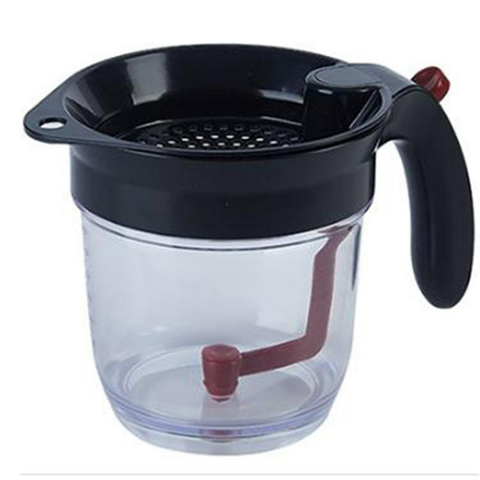 Gravy Fat Separator With Bottom Release - Grease Separator With Scale For Gravy, Oil, Soups, Stew - Grease Separator Cup Fat Ski