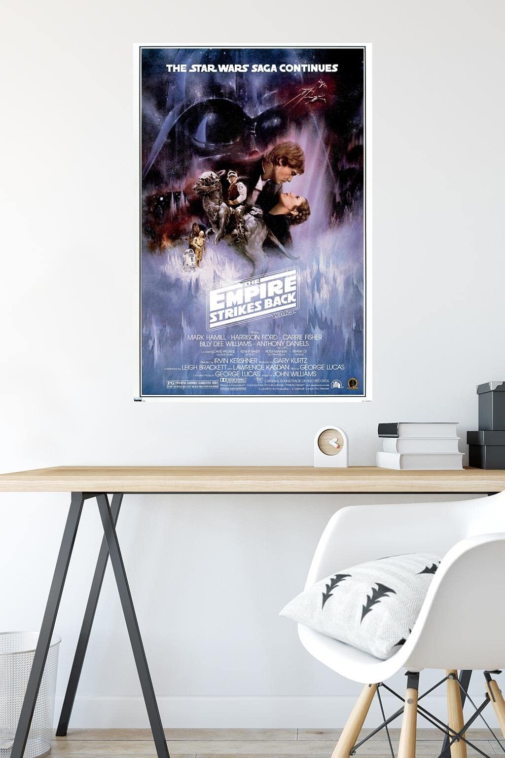 Trends International 24X36 Star Wars: The Empire Strikes Back - One Sheet 2 Wall Poster, 24'' X 36'', Unframed Version