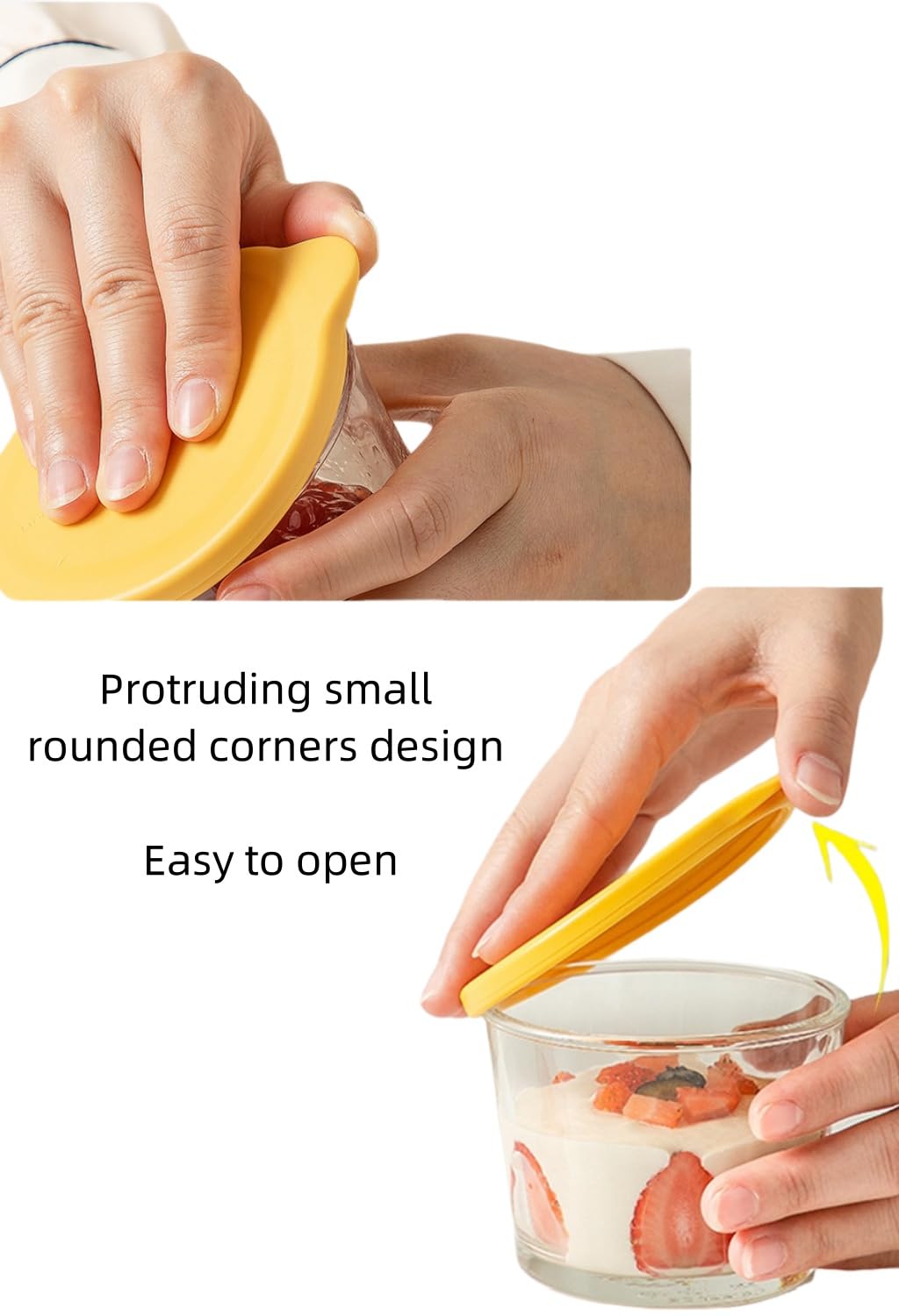 4 Pack 9 Oz Glass Jars With Lids Small Food Storage Containers,Leakproof Mini Glass Container For Food Portion,Overnight Oats,Pi