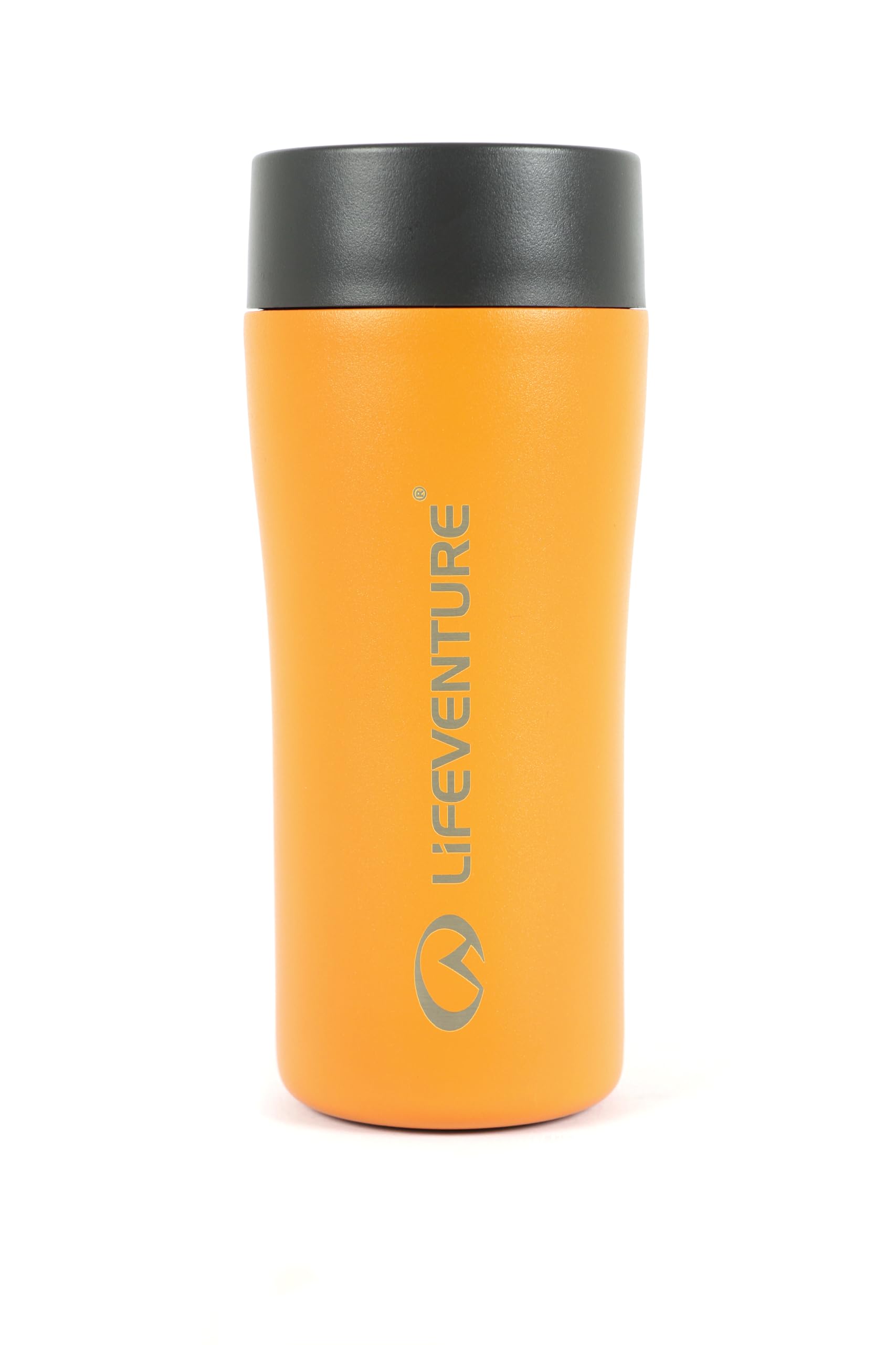 Lifeventure OneTouch Thermal Mug, 360 PushClick Commuter Lid, 350ml, Gold