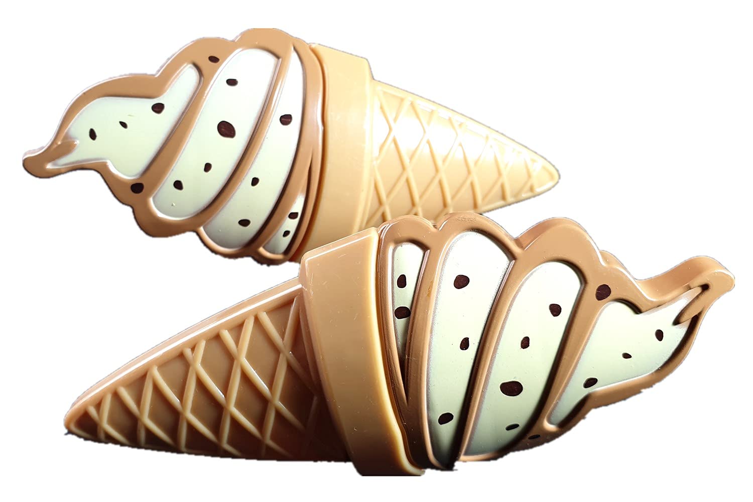 White Ice Cream Style Beach Towel Clips Jumbo Size For Beach Chair, Cruise Beach Patio, Pool Accessories For Chairs, Household C