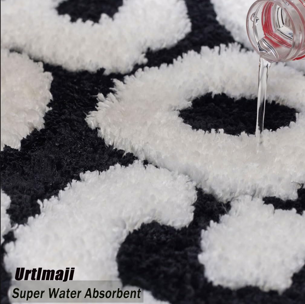 Urtlmaji You Look Good Bath Mat Black Bathroom Rugs Funny Cute Bath Rugs Non Slip Microfiber Plush Preppy Small Cool Shower Rug
