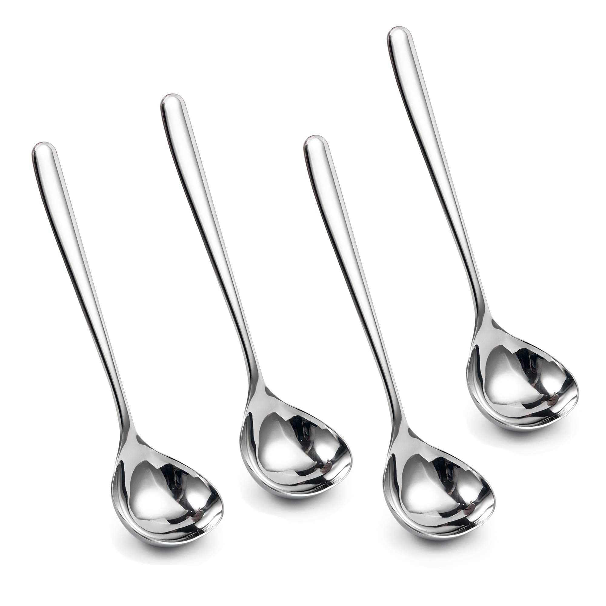 Imeea Small Ladle Sauce Ladle Sus304 Stainless Steel Small Serving Ladle 8-Inch, Set Of 4