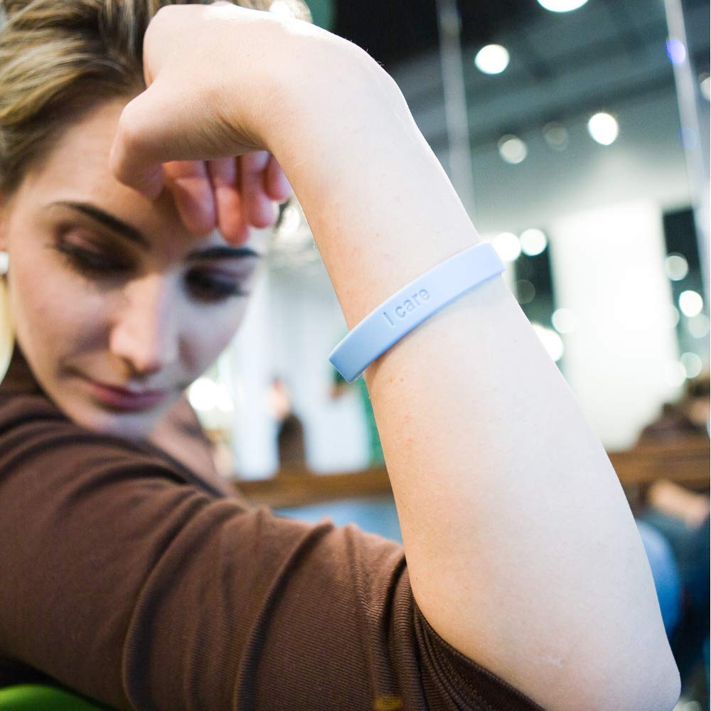 Reminderband Classic Custom 100 Silicone Wristband - Personalized Silicone Rubber Bracelet - Customized For Events, Gifts, Suppo