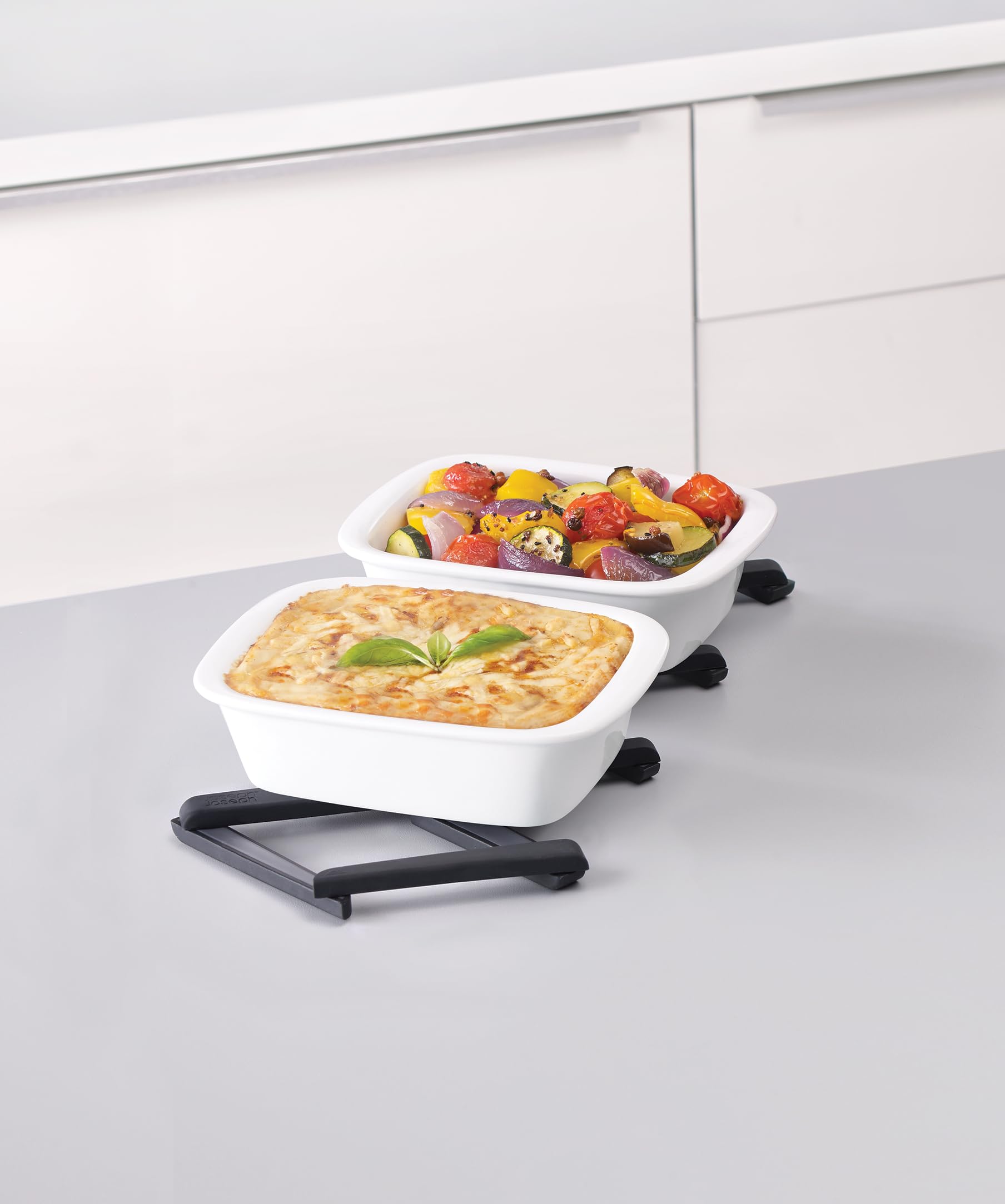 Joseph Joseph Stretch Folding Silicone Trivet For Hot Pot And Pan, Expanding Non Slip Stand, Heat Resistant Mat For Kitchen Coun