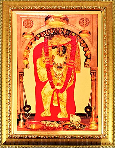 Suninow Mehndipur Balaji Photo Frame For Pooja | Hindu Bhagwan Devi Devta Photo | God Photo Frames | Wall D?Cor Photo Frame | Ph