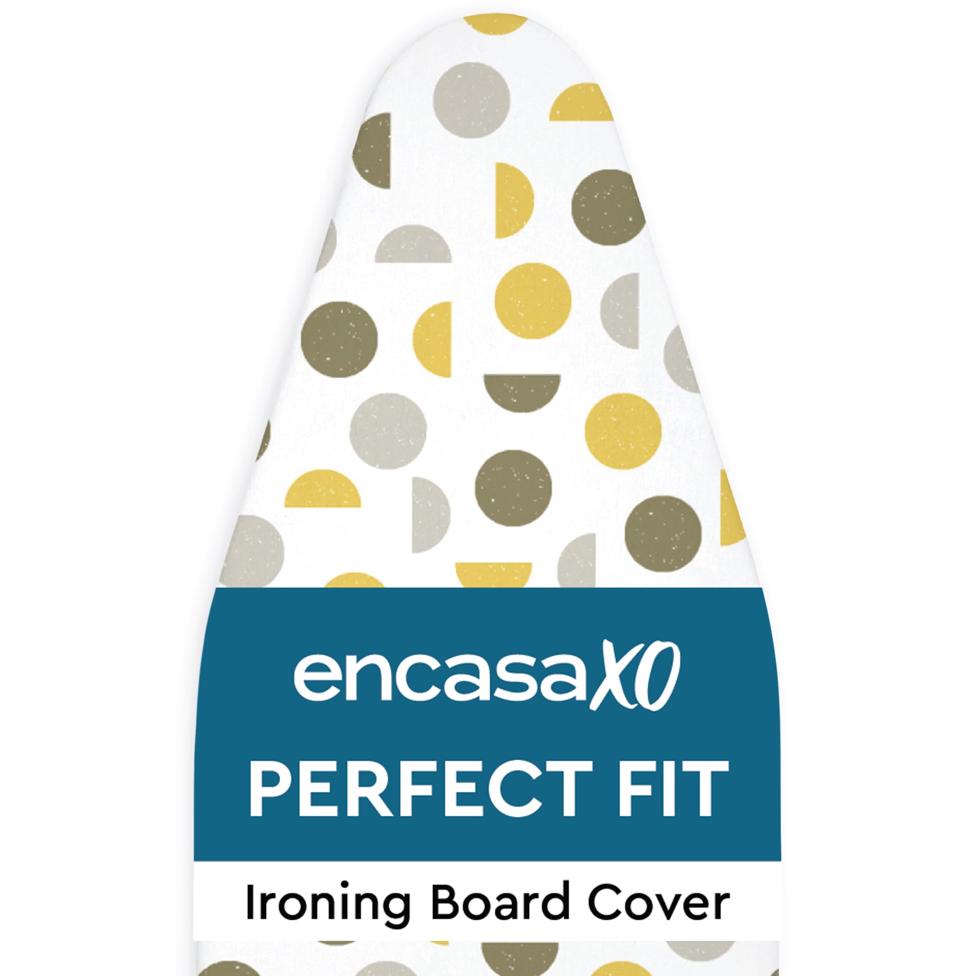 Encasa Xo Ironing Board Cover With 3Mm Thick Felt Pad For Steam Press (Fits Standard Large Boards Of 125X39 Cm) Heat Reflective,