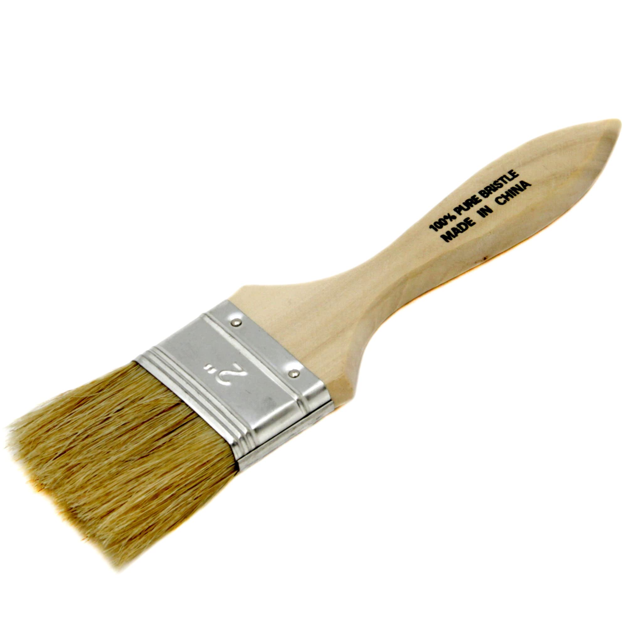 Chef Craft Select Wooden Handle Pastry Brush, 7.5 Inches In Length 2 Inch Width, Natural