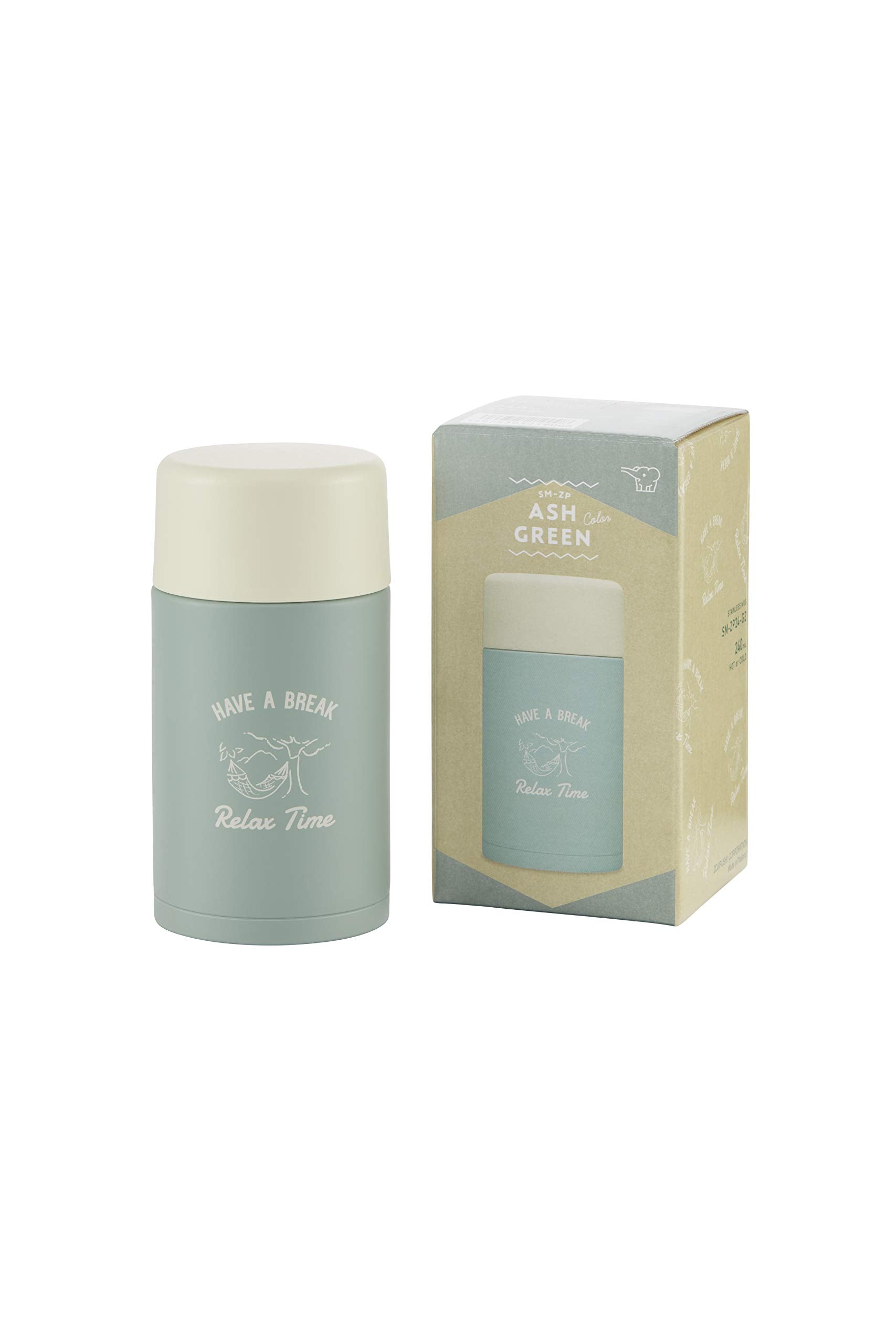 Zojirushi Sm-Zp24Gz Stainless Mug Ash Green 8-Ounce
