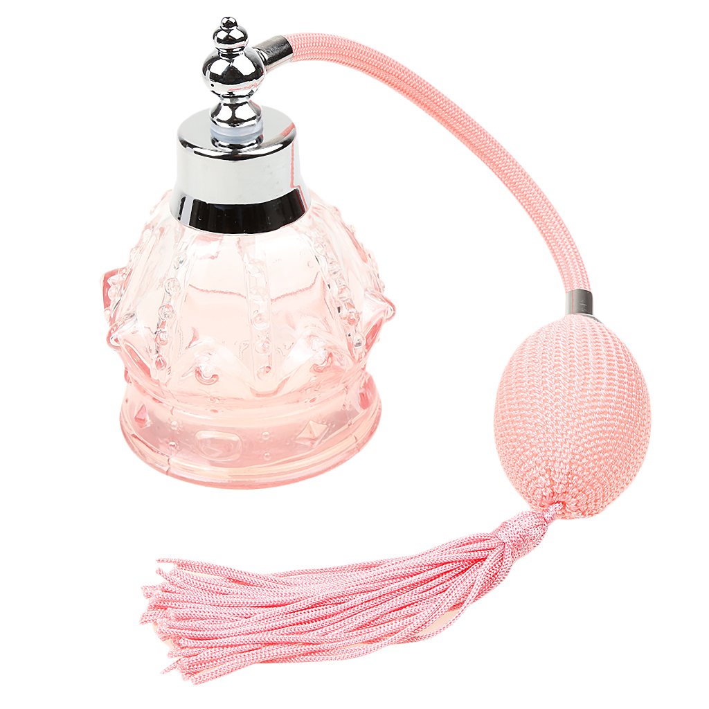 None Branded YangLand 1pcs 100ml Glass Empty Refillable Perfume Spray Bottle, Vintage Refillable Perfume Spray Empty Glass Bottl