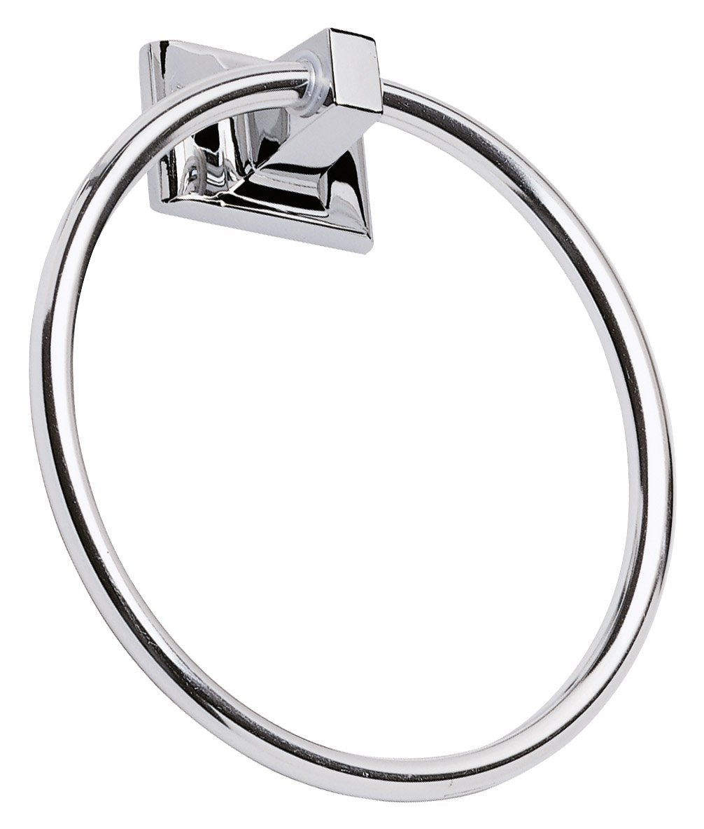 Design House 533091 Millbridge Bathroom Hardware, Towel Ring, Polished Chrome