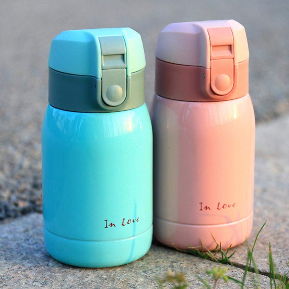 Mini 7 Oz Stainless Steel Water Bottle, Small Vacuum Insulated Water Bottle Leakproof Sport Tumbler Cup Hot And Cold Water Bottl