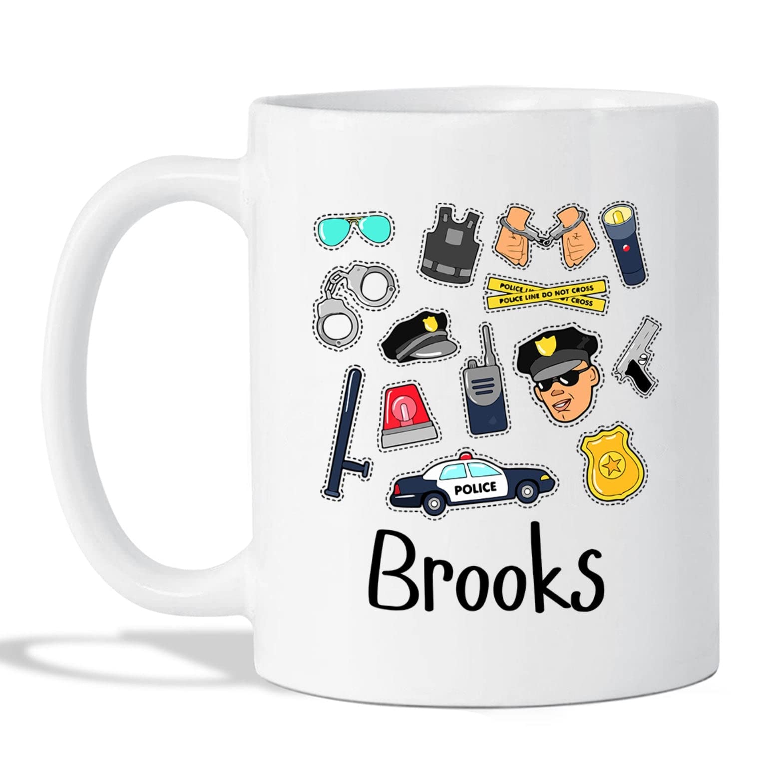 Custom Police Name Mug, Personalized Police Officer Mug, Funny Police Officer Gifts, Police Coffee Mug, Police Mug, Cop Mug, Pol