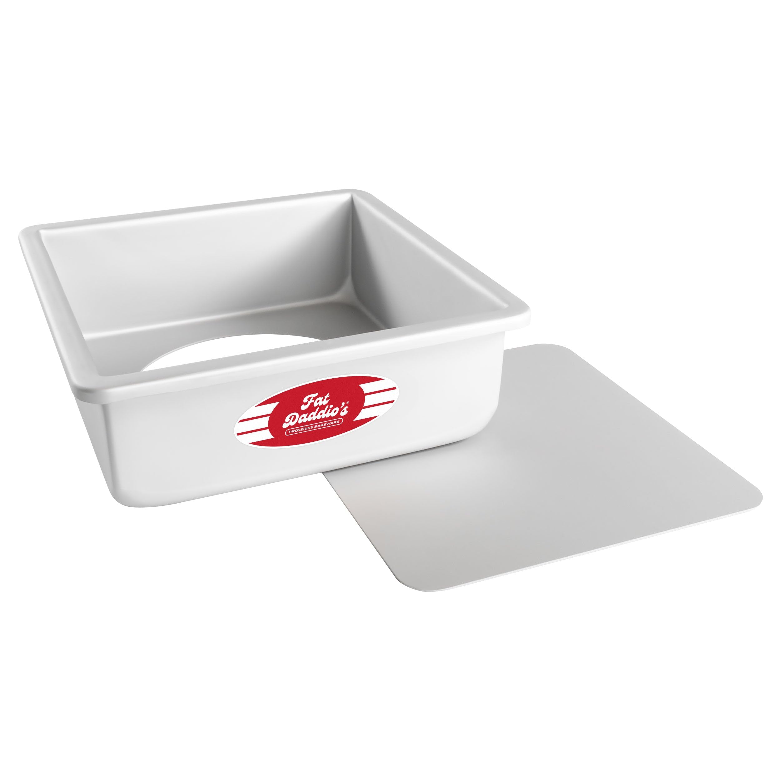Fat Daddio'S Psqcc-883 Square Cheesecake Pan, 8 X 8 X 3 Inch, Silver