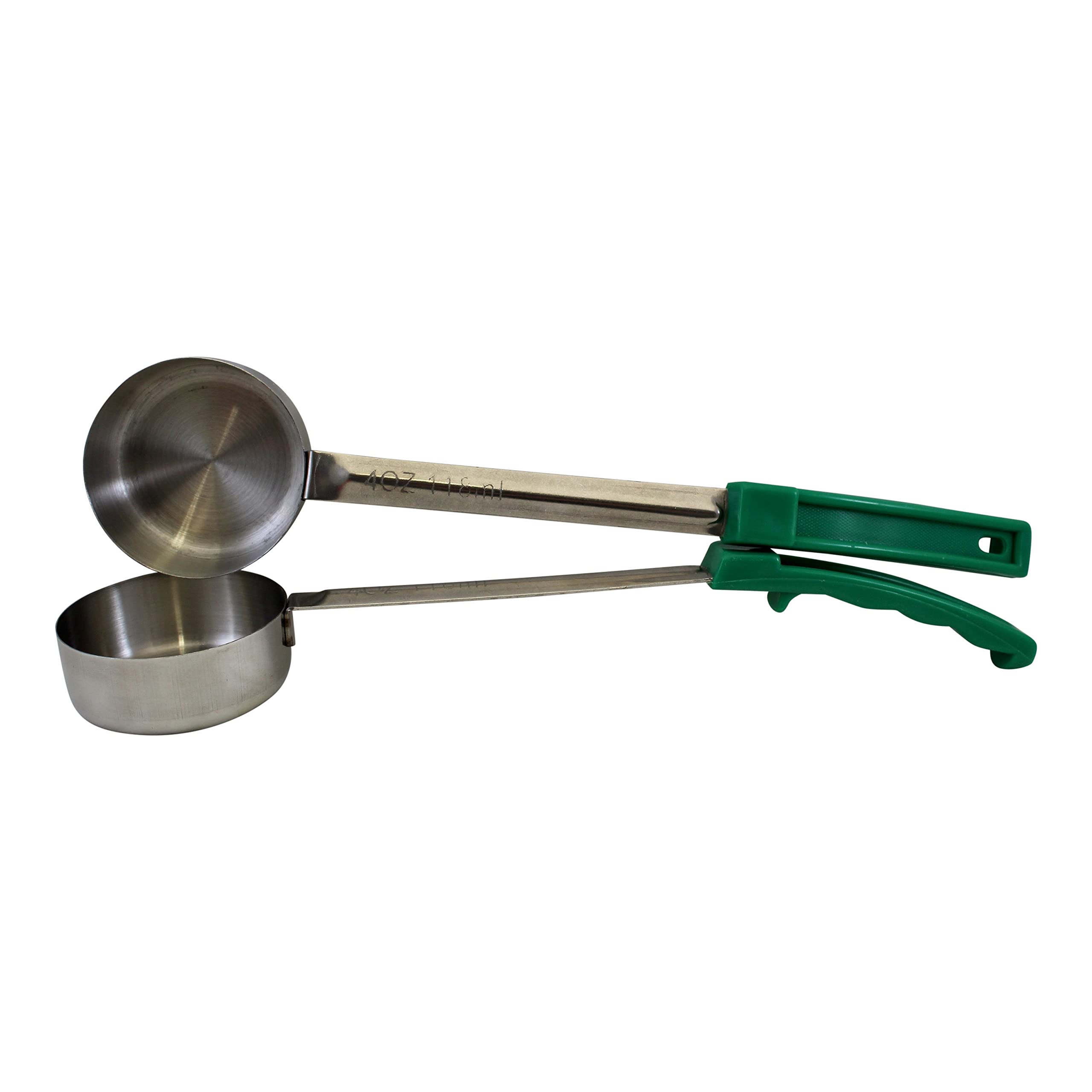 Habanerofire 4 Ounce Solid Stainless Steel Portion Control Ladle Spoon For Measuring And Serving; Commercial Grade Serving Scoop