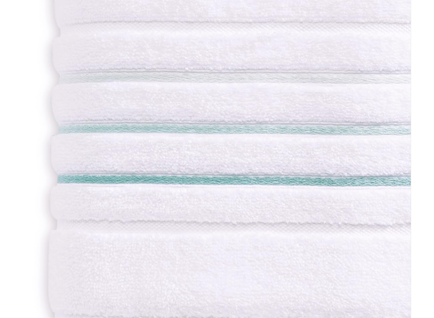 Bath Towel Set_White Towel For Bathroom, Luxury Hotel &Spa Quality, 100% Cotton .Includes 2 Large Bath Towels, 2 Hand Towels And