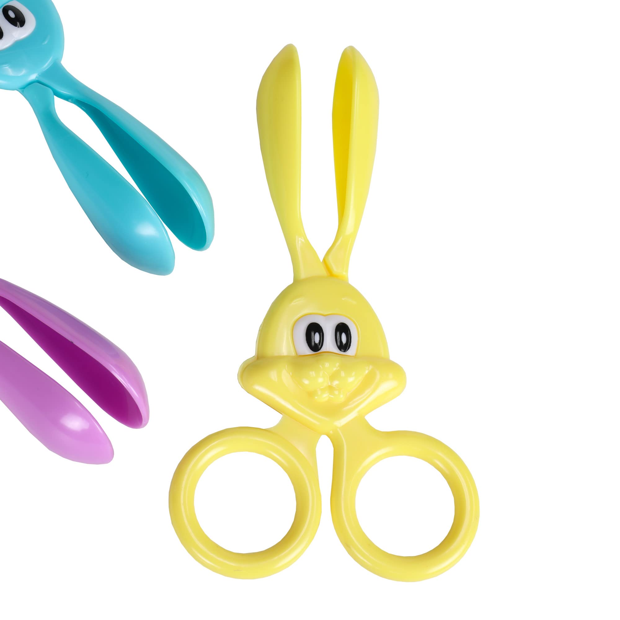 Chef Craft Select Plastic Easter Egg Tongs, 5.25 Inches Long 3 Inches Wide, Color May Vary