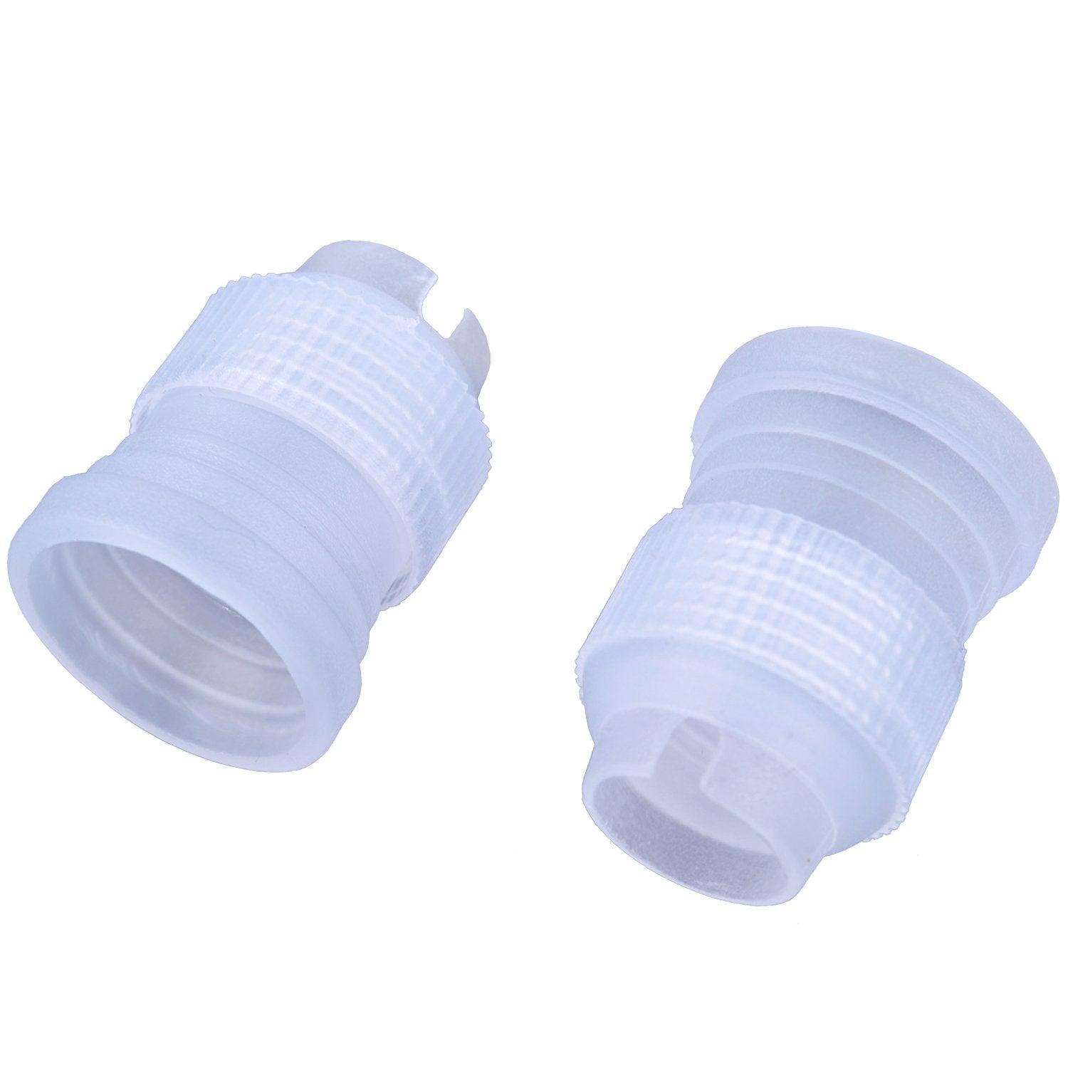 Bronagrand 10Pcs Plastic Standard Couplers Pipe Tip Coupler Cake Decorating Couplers For Icing Nozzles,White