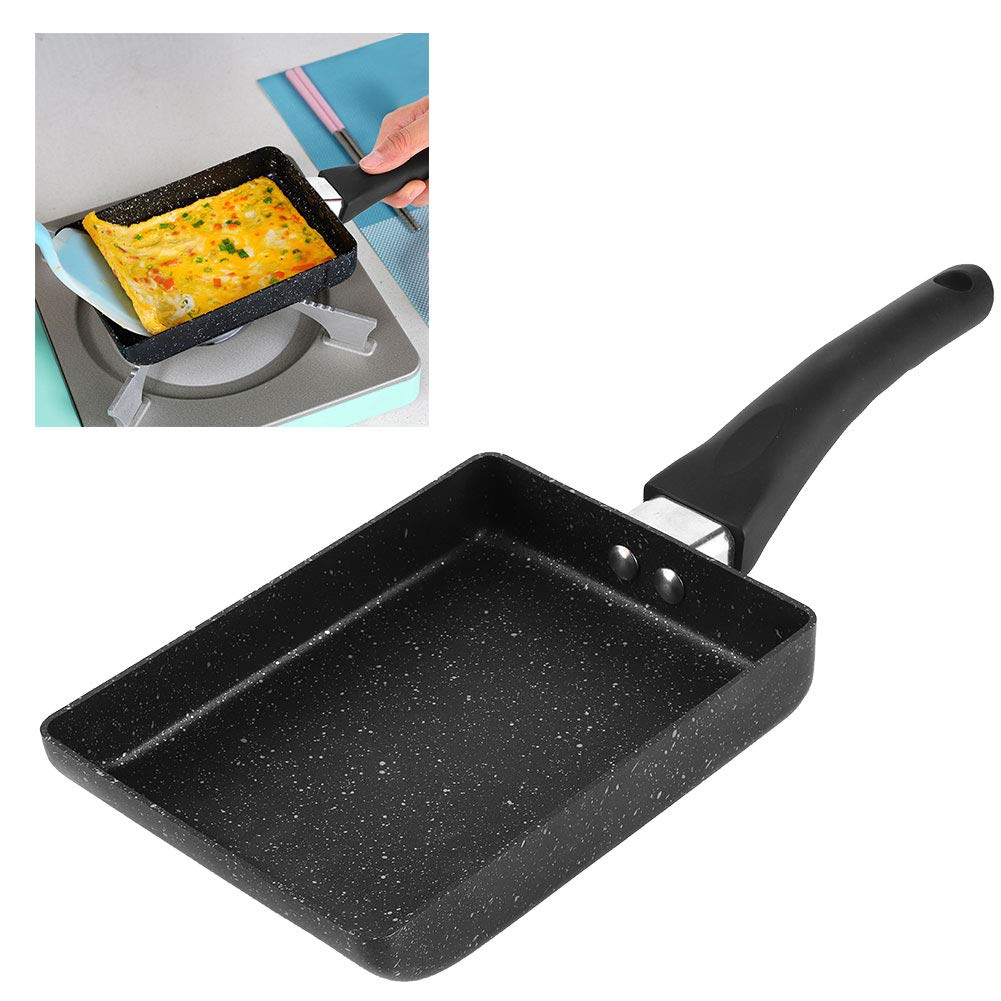 Tamagoyaki Pan, Japanese Omelette Pan, Rectangular Non-Stick Mini Frying Cooker With Anti Scalding Handle, Omelette Pan Egg Pan